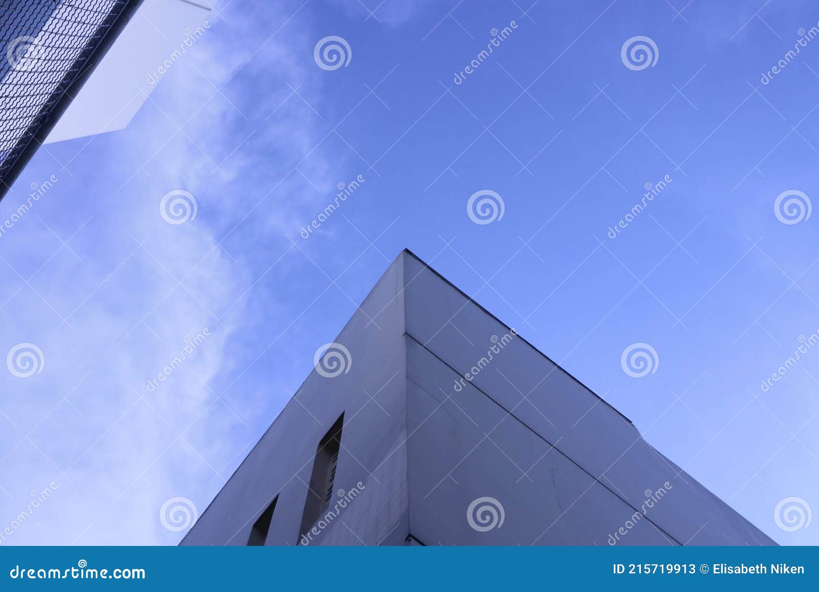 silhouette of the building