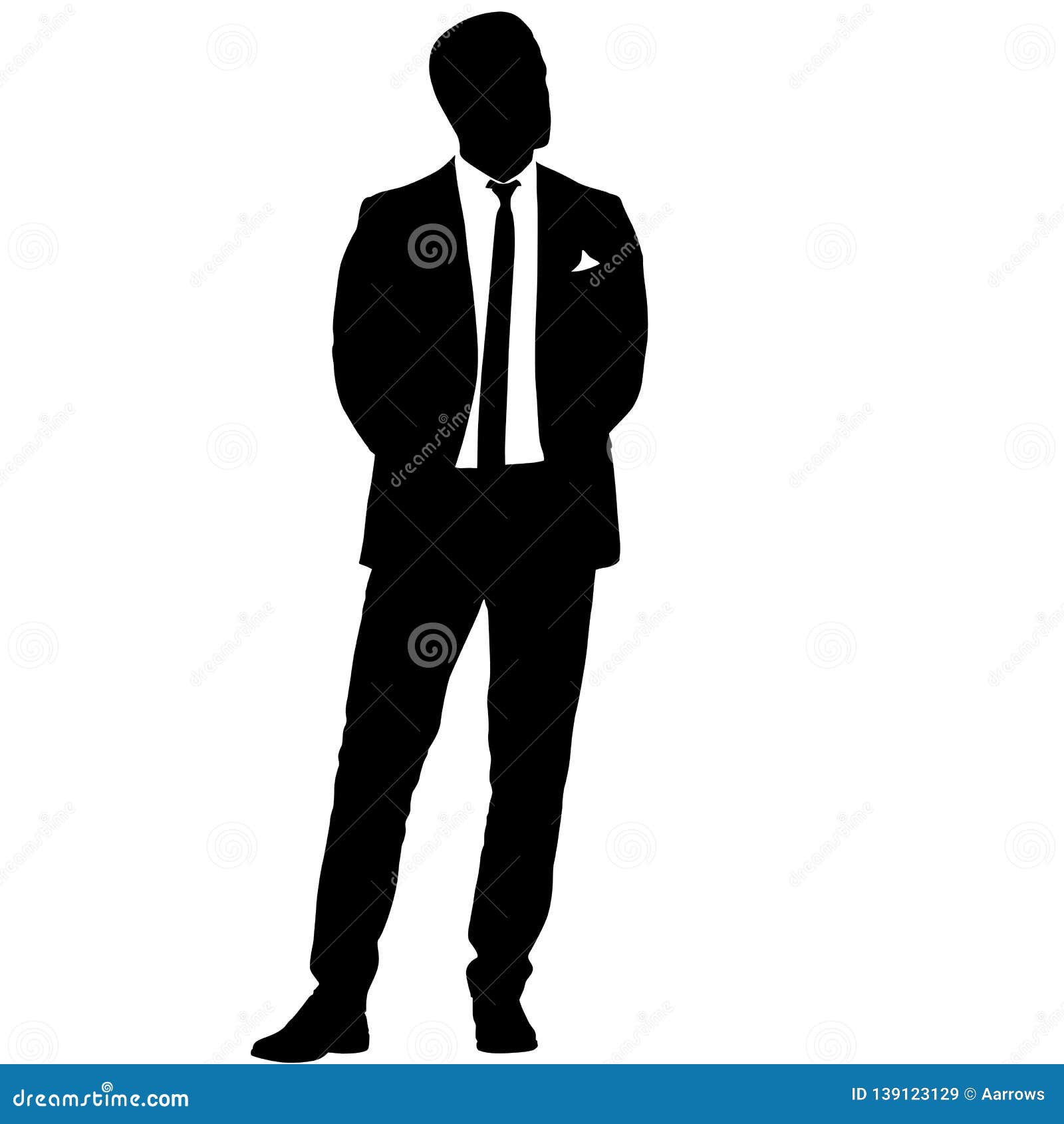 Man In Suit Silhouette Clip Art