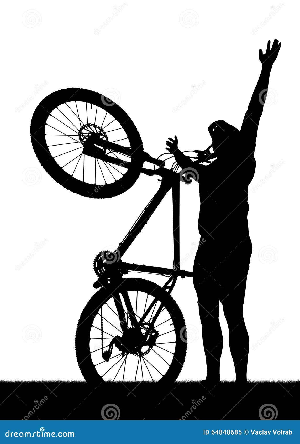 mountain bike clip art silhouette - photo #23