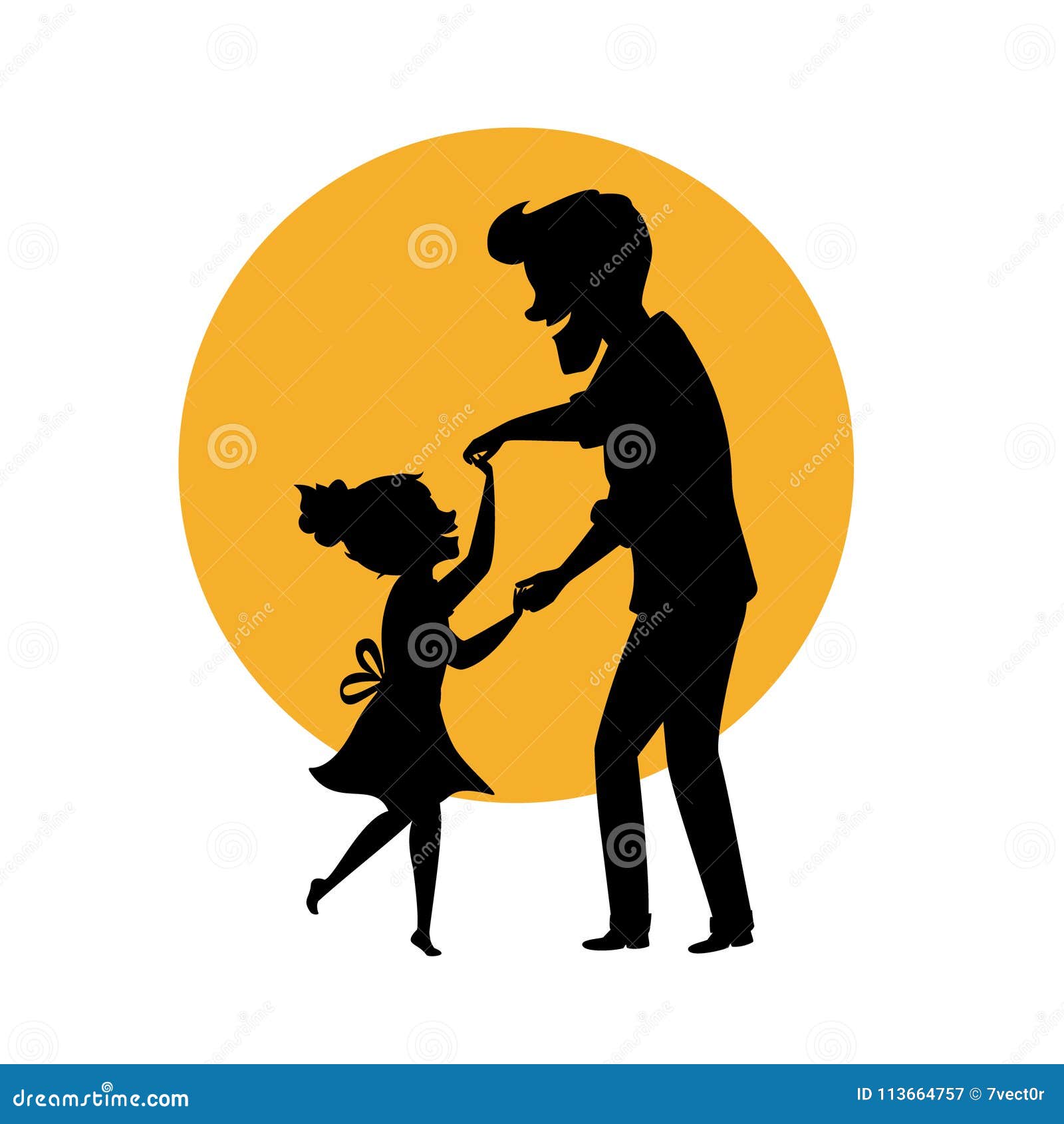Dad and his daughter drawing Father's day Photo frame effect | Pixiz-saigonsouth.com.vn
