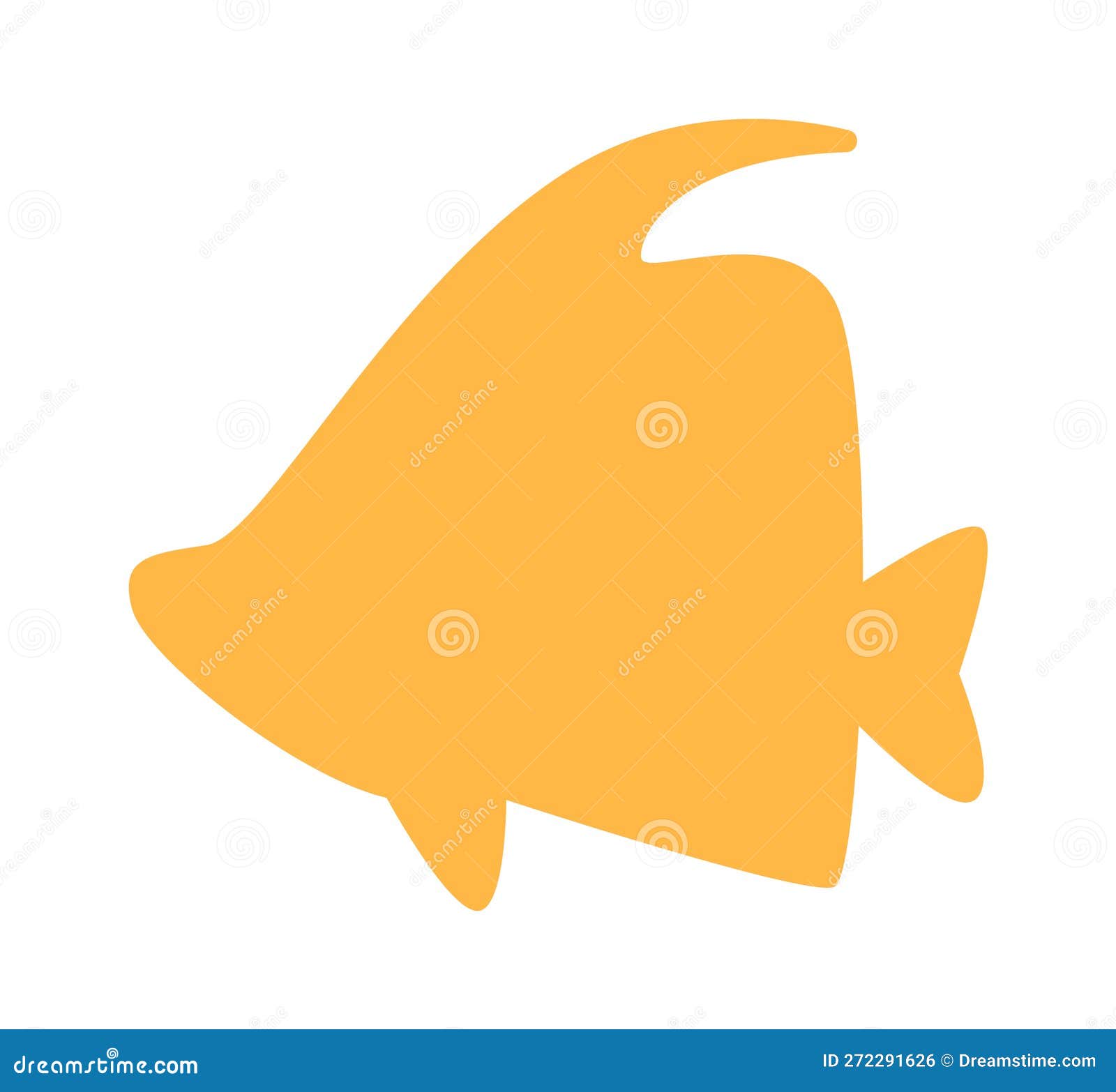 Silhouette of Flounder Fish Stock Illustration Illustration of