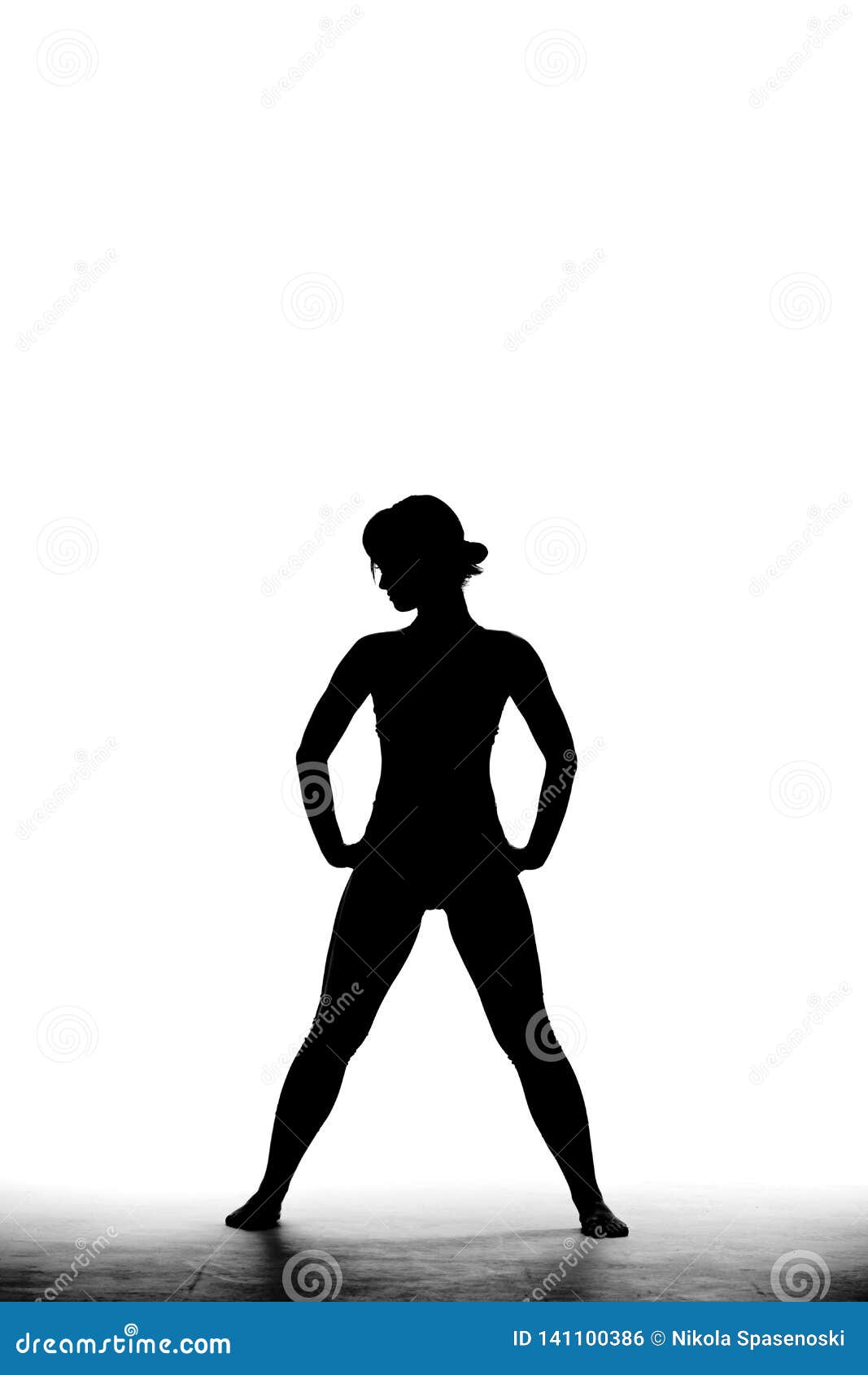 Download Silhouette Full Female Body Stock Photo - Image of hand ...