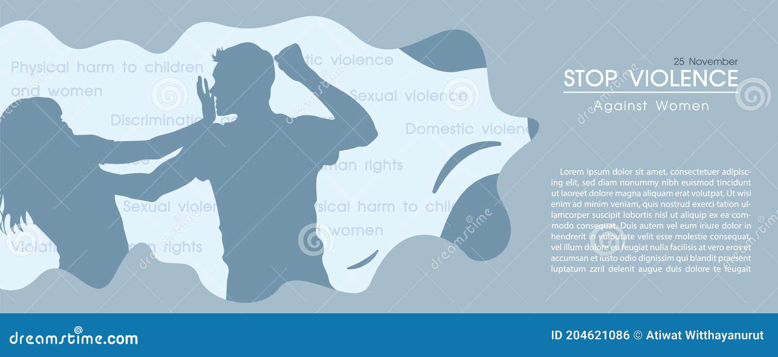 Campaign Poster of `International Day for the Elimination of Violence