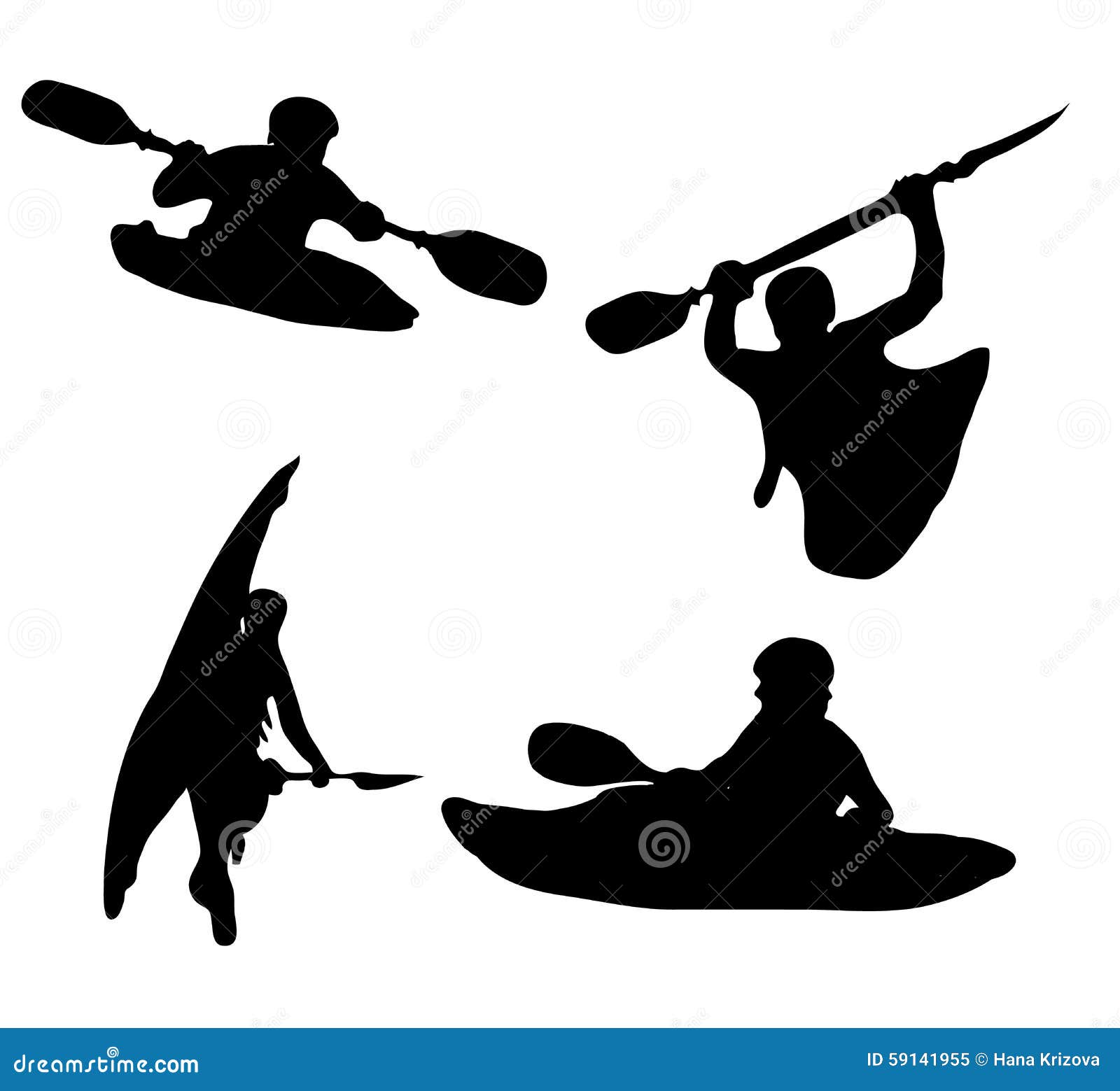 kayak silhouette clip art - photo #38