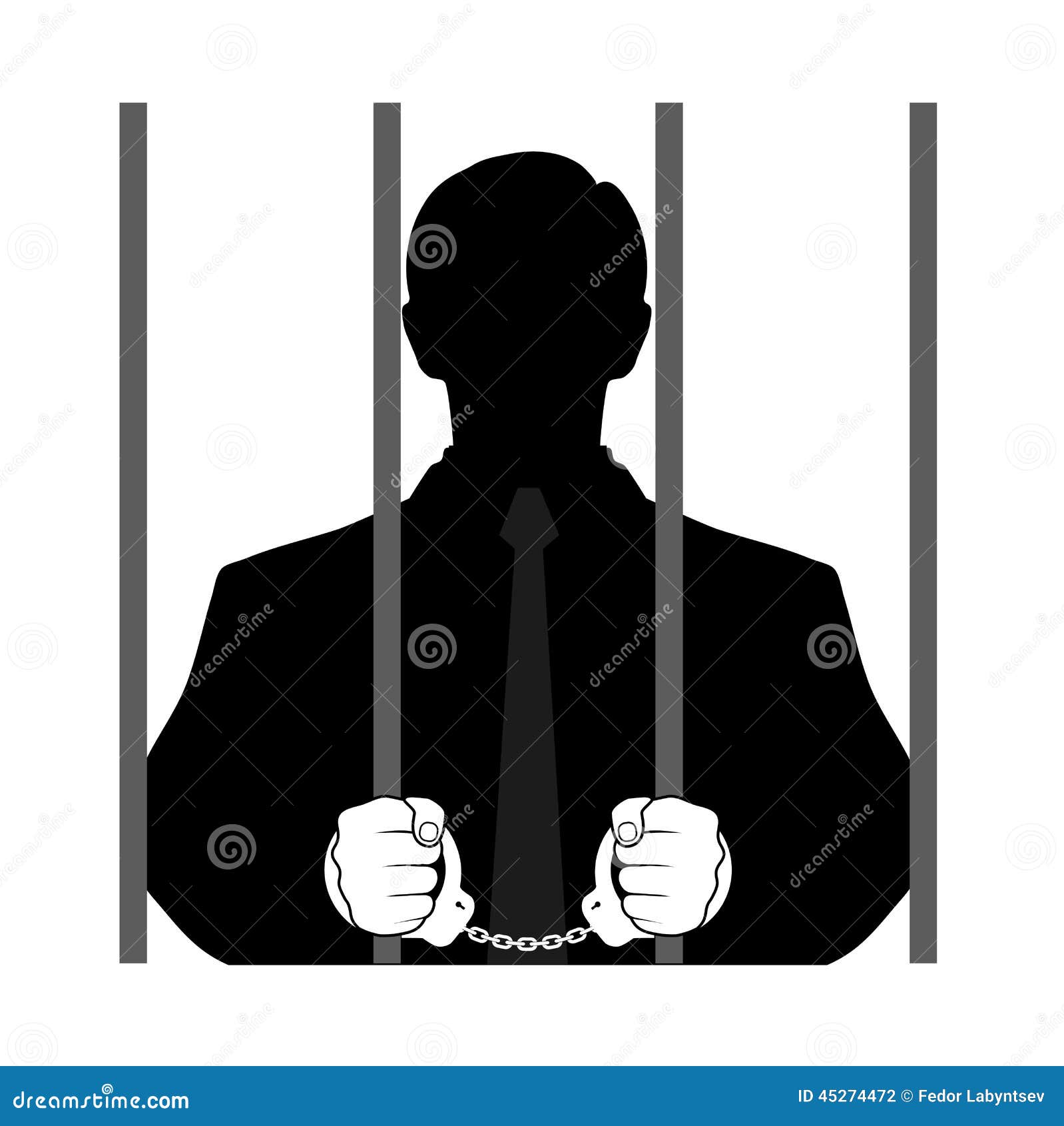 man behind bars clipart - photo #14