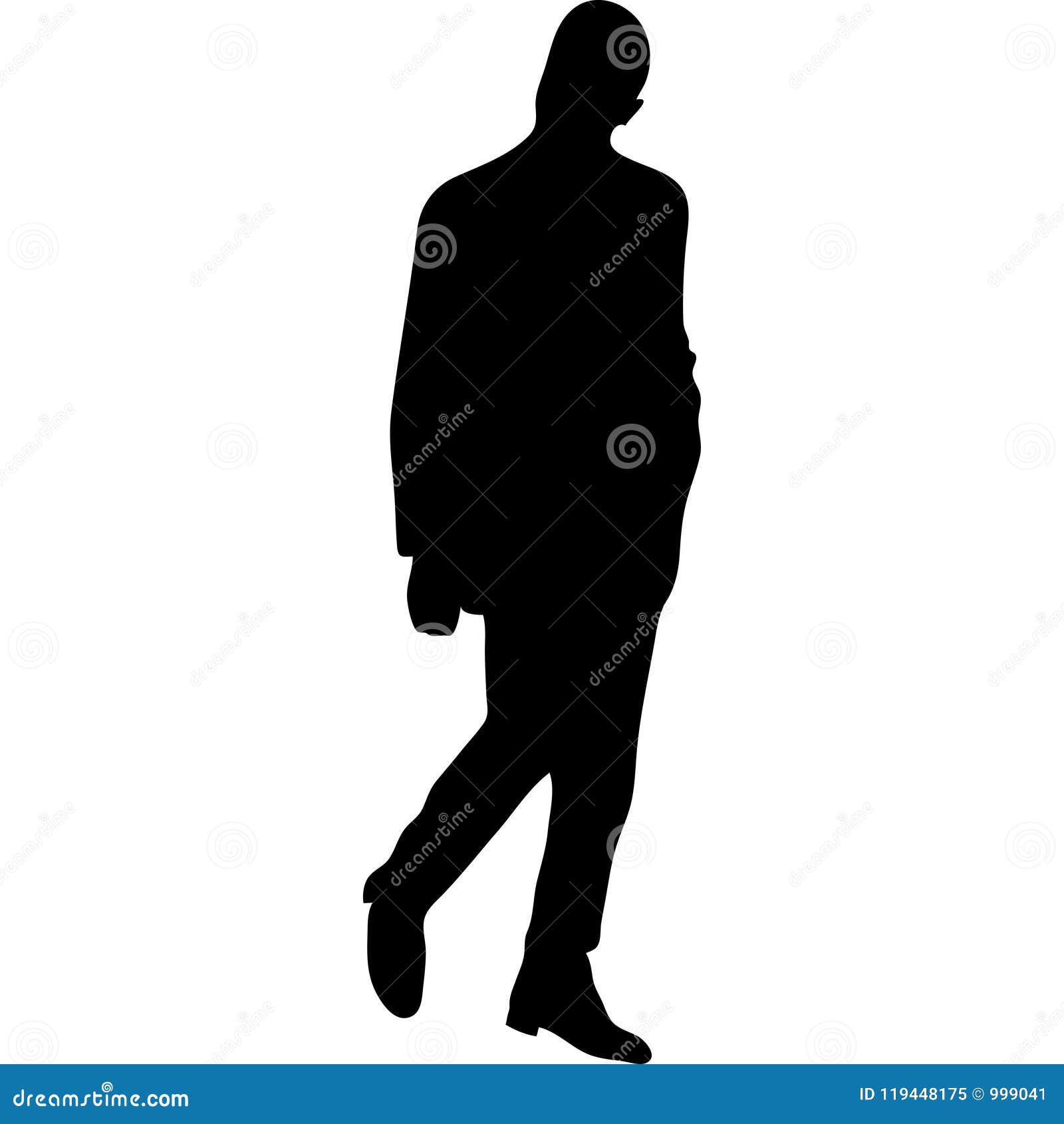 fashion illustration men silhouette