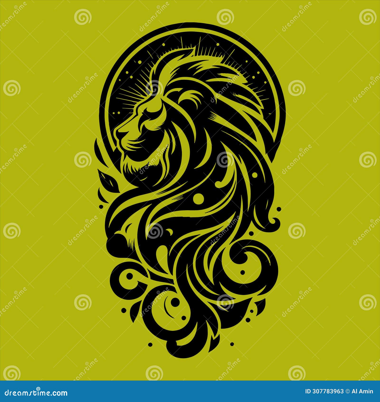 a silhouette   of a lion icon