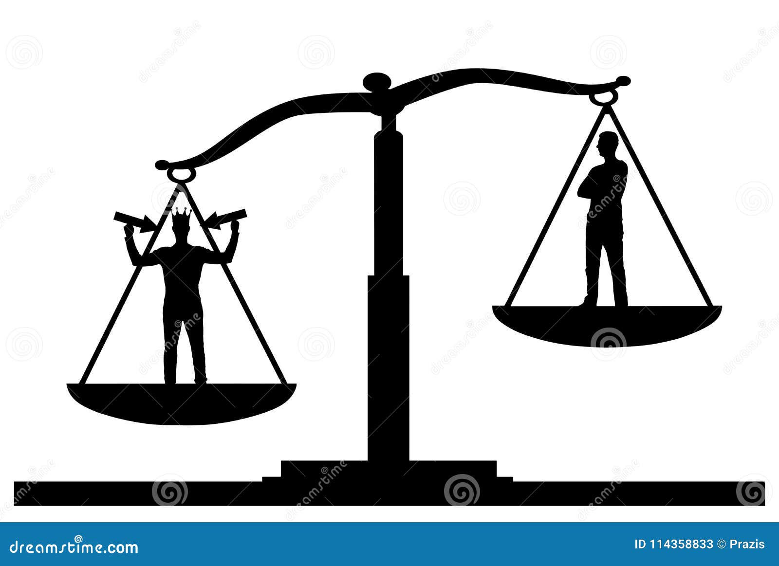 Download Silhouette Vector Selfish Man With A Crown On His Head In ...
