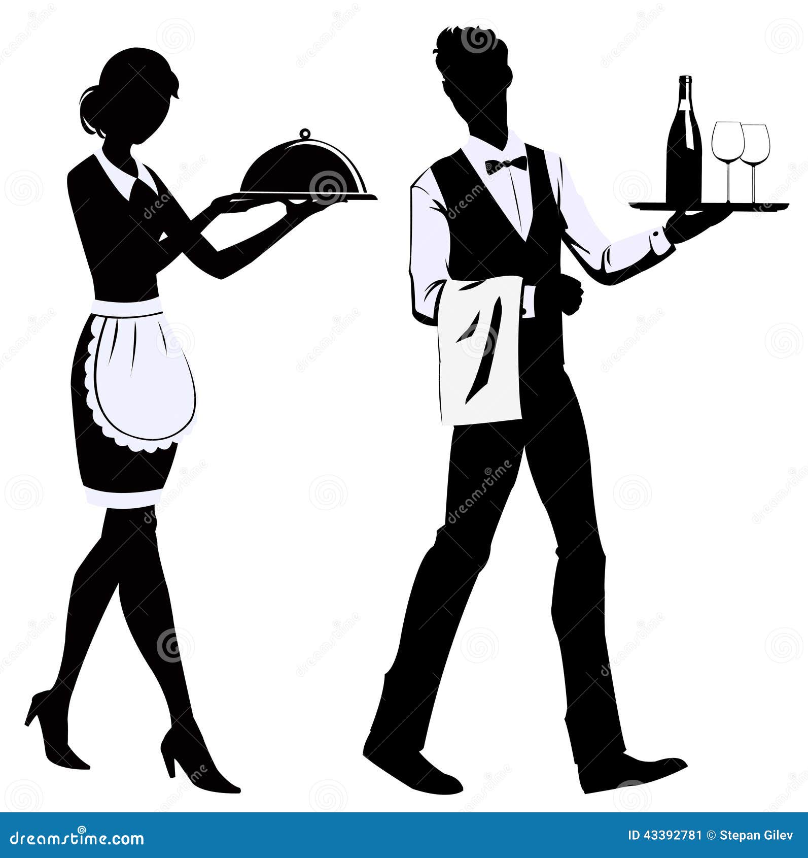 restaurant server clipart - photo #46