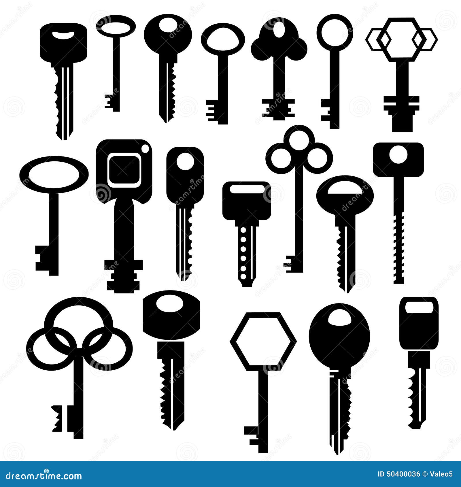 Silhouettes of keys stock vector Illustration of antique Silhouettes of keys stock vector Illustration of antique