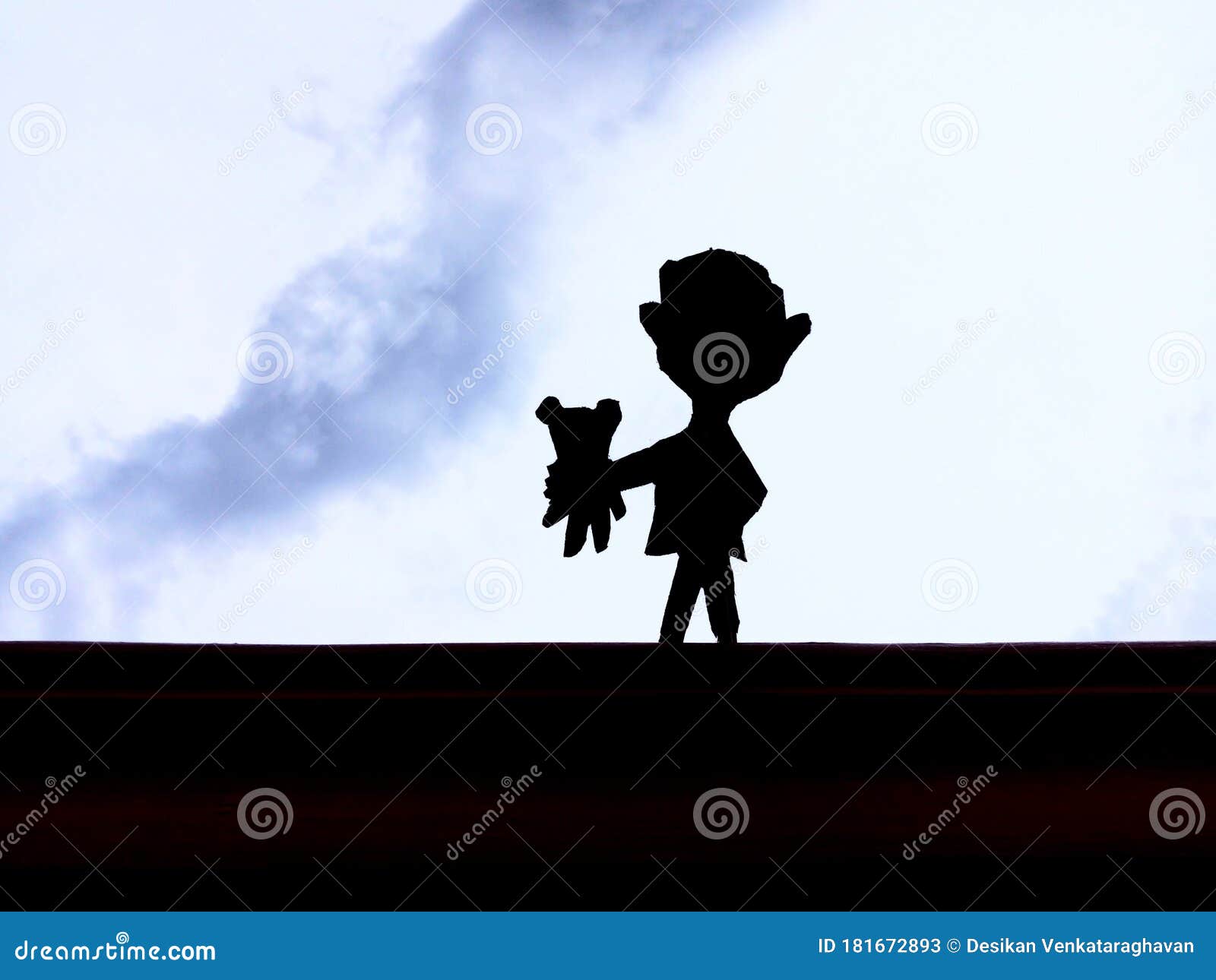 Silhoutte of Mr Bean and Teddy Editorial Stock Photo - Image of bean, font:  181672893