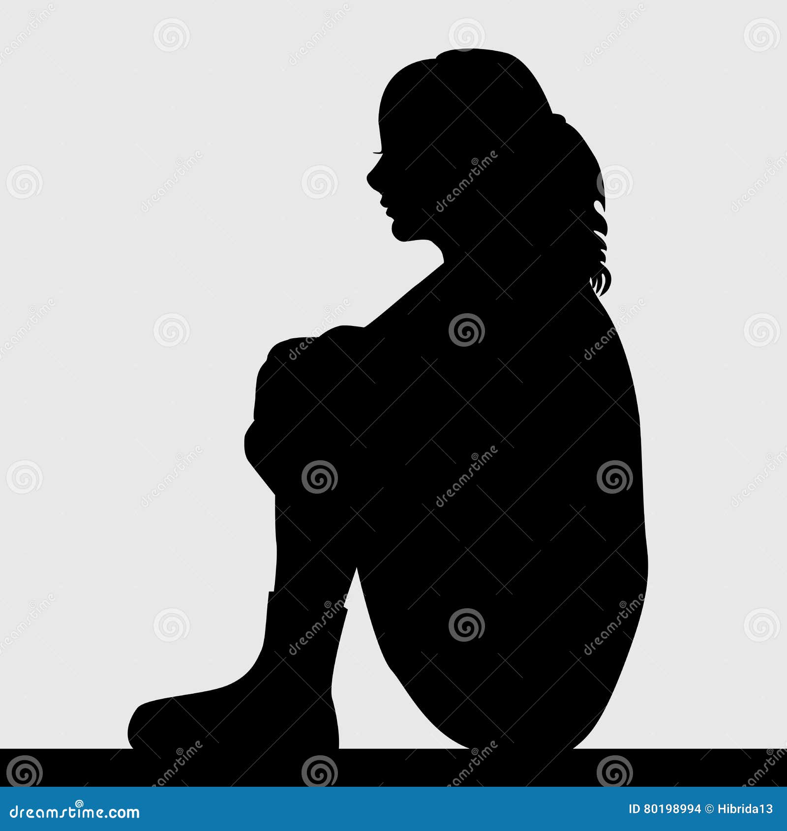 Perfil De Uma Triste Silhueta De Mulheres Reclamando Ao Ar Livre Foto de  Stock - Imagem de incompreendido, frustrado: 200055964