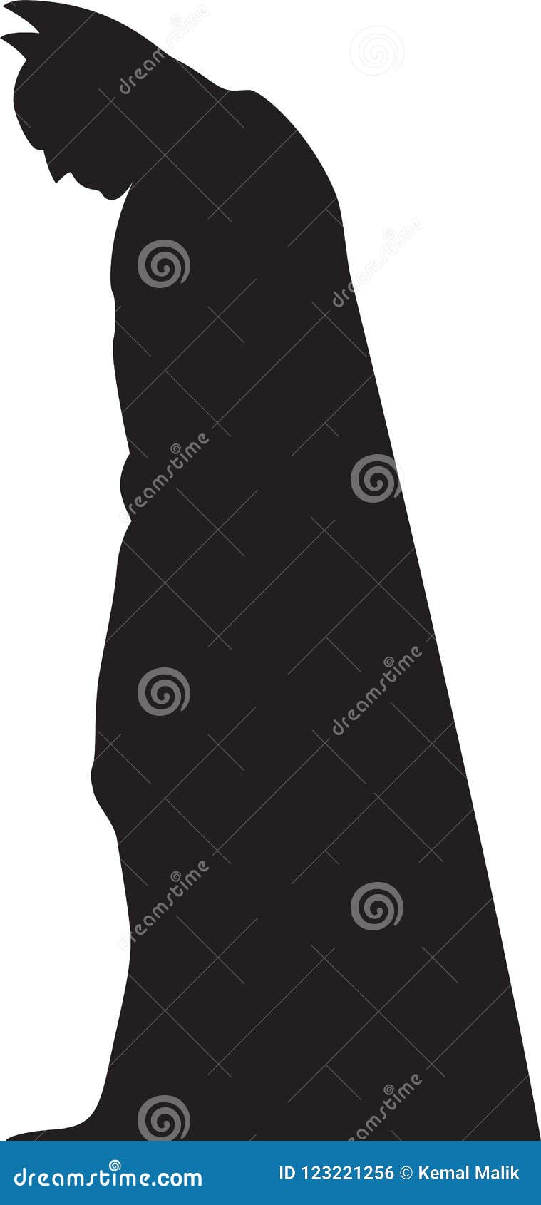 Silhueta De Batman Ilustracao Do Vetor Ilustracao De Silhueta 123221256