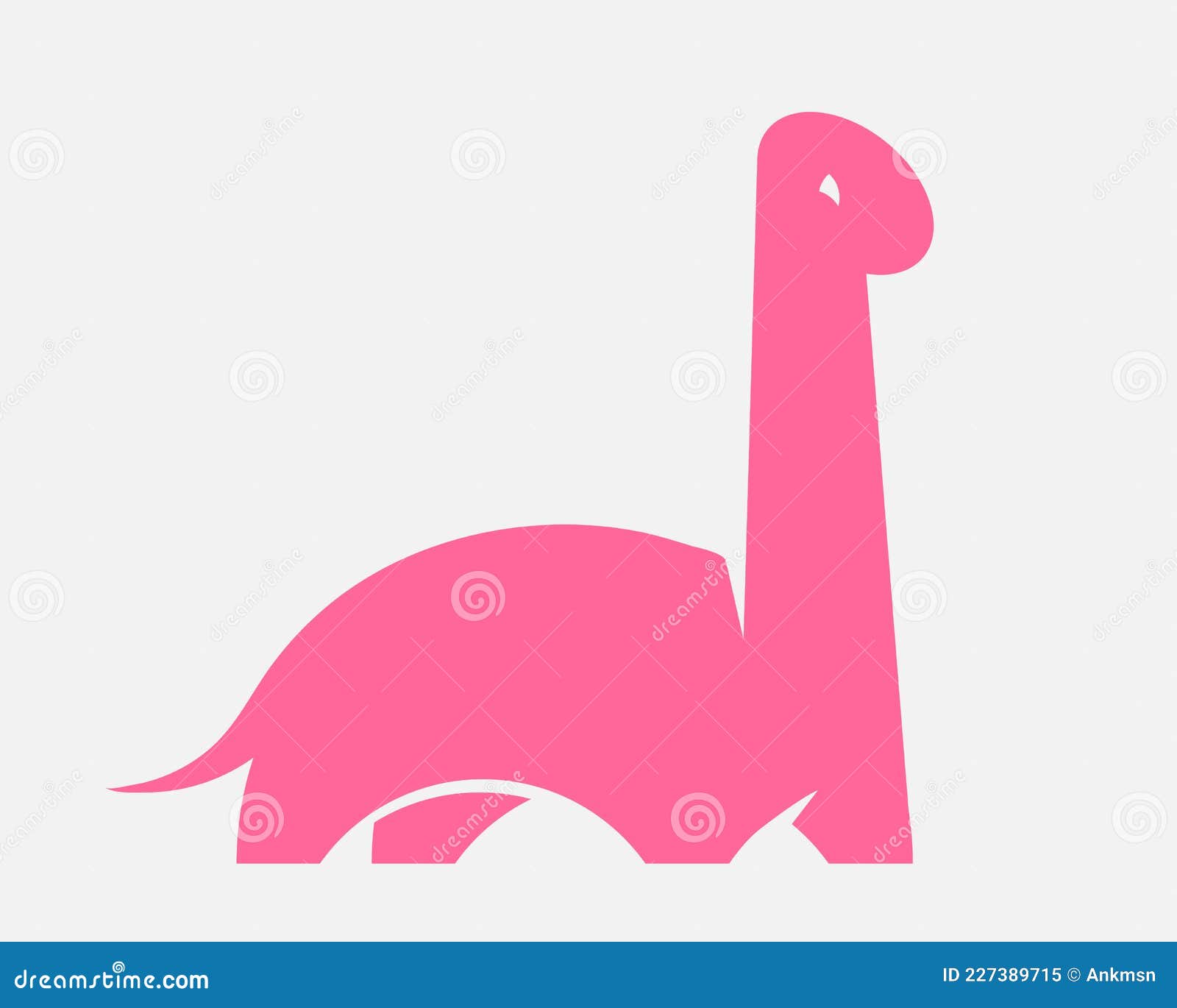 Ilustração em vetor de dinossauro rosa ilustração em vetor