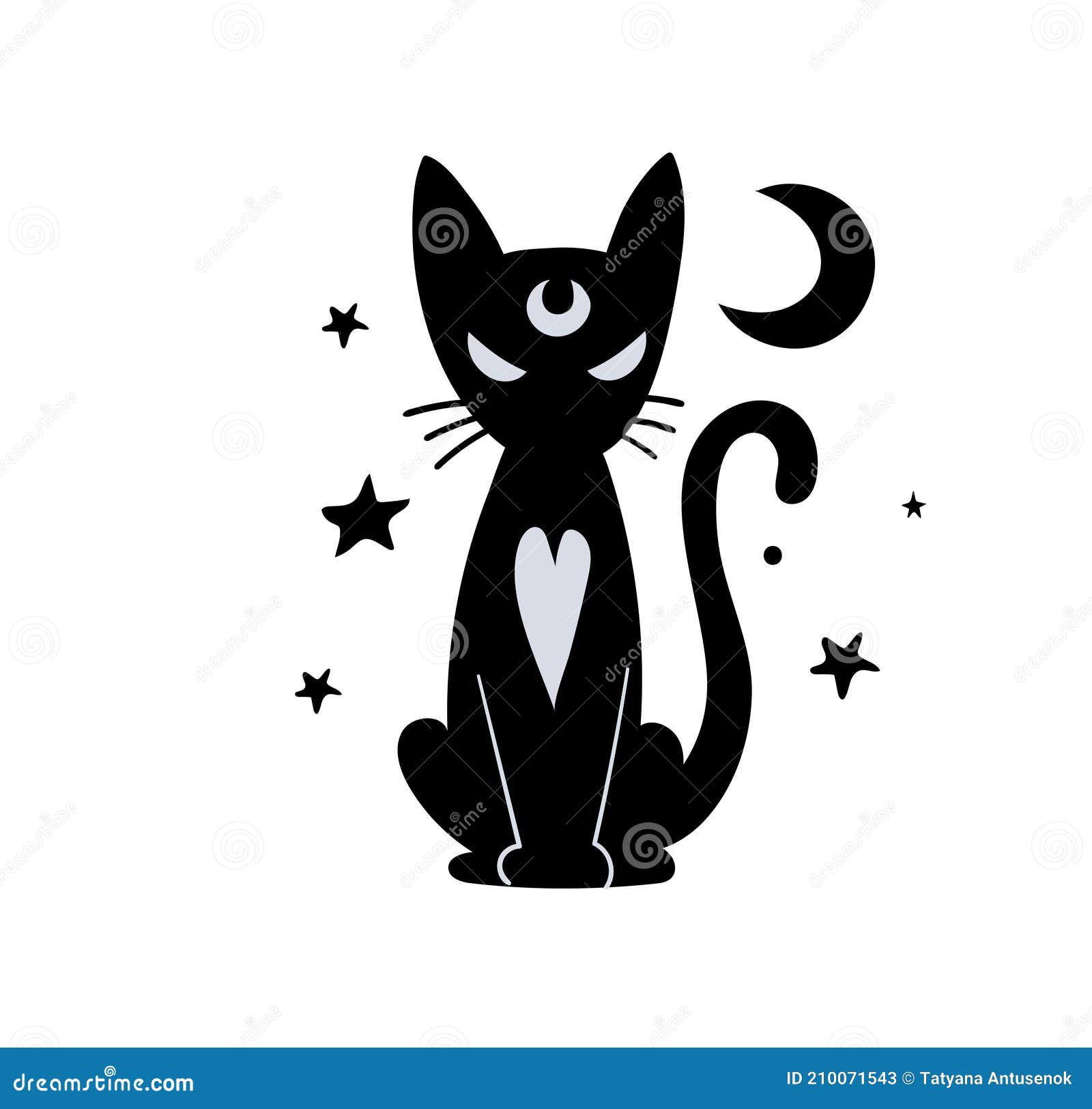 Gato Preto De Halloween Ilustrações, Vetores E Clipart De Stock – (44,551  Stock Illustrations)