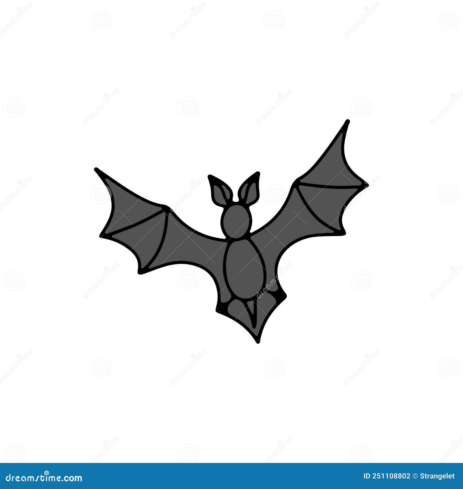 Vetores e ilustrações de Silhueta de morcego de halloween para download  gratuito