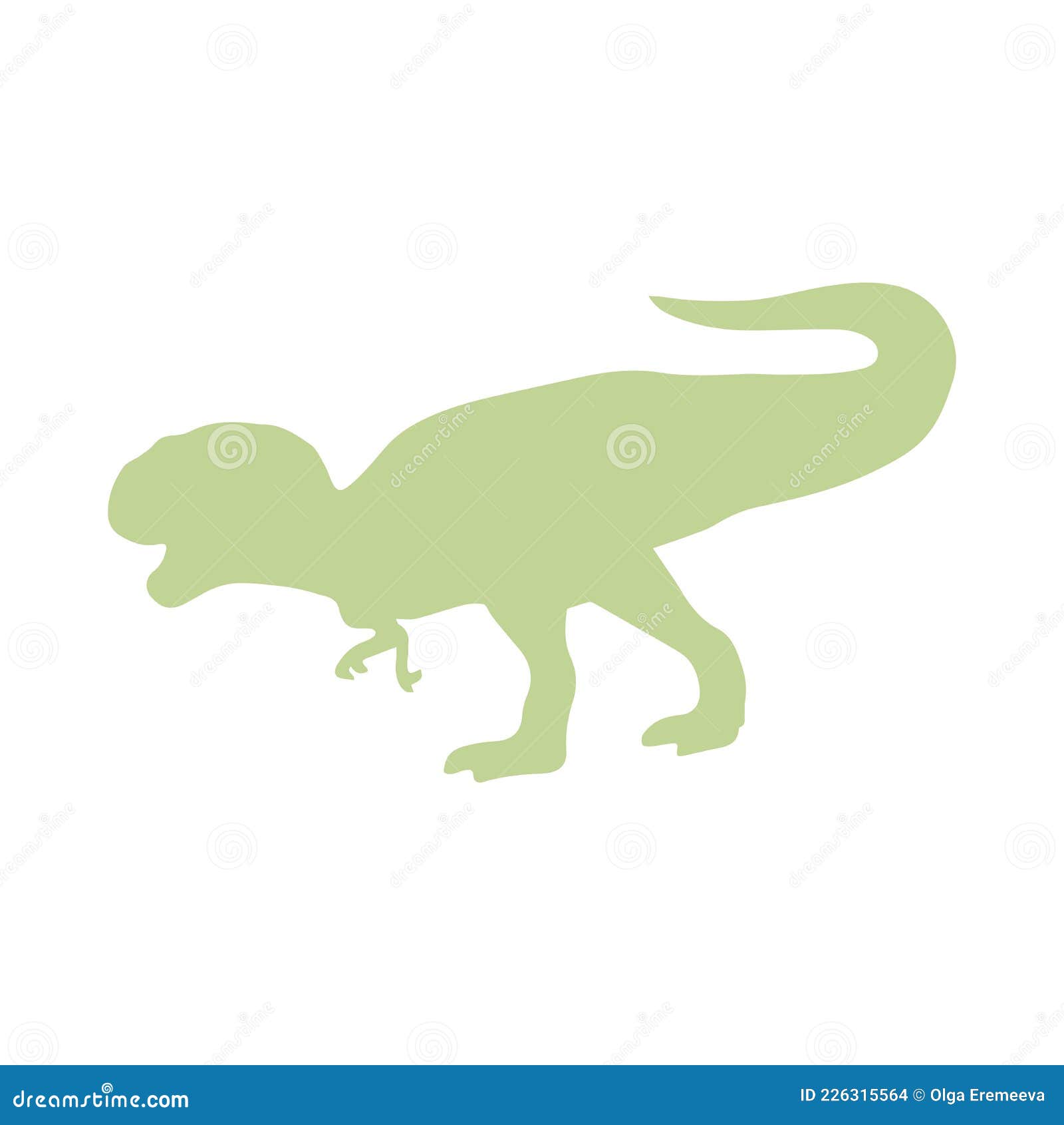 Ilustração da silhueta preto e branco do tyrannosaurus rex trex