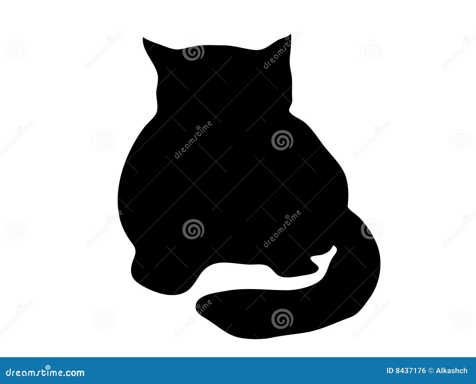Jogo Da Sombra Com Gato Preto Ilustração do Vetor - Ilustração de