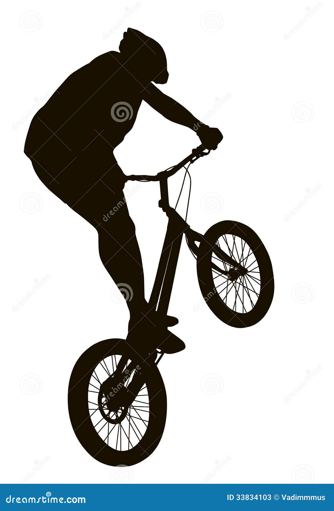 Silhueta do motociclista ilustração do vetor. Ilustração de ciclo - 34298855