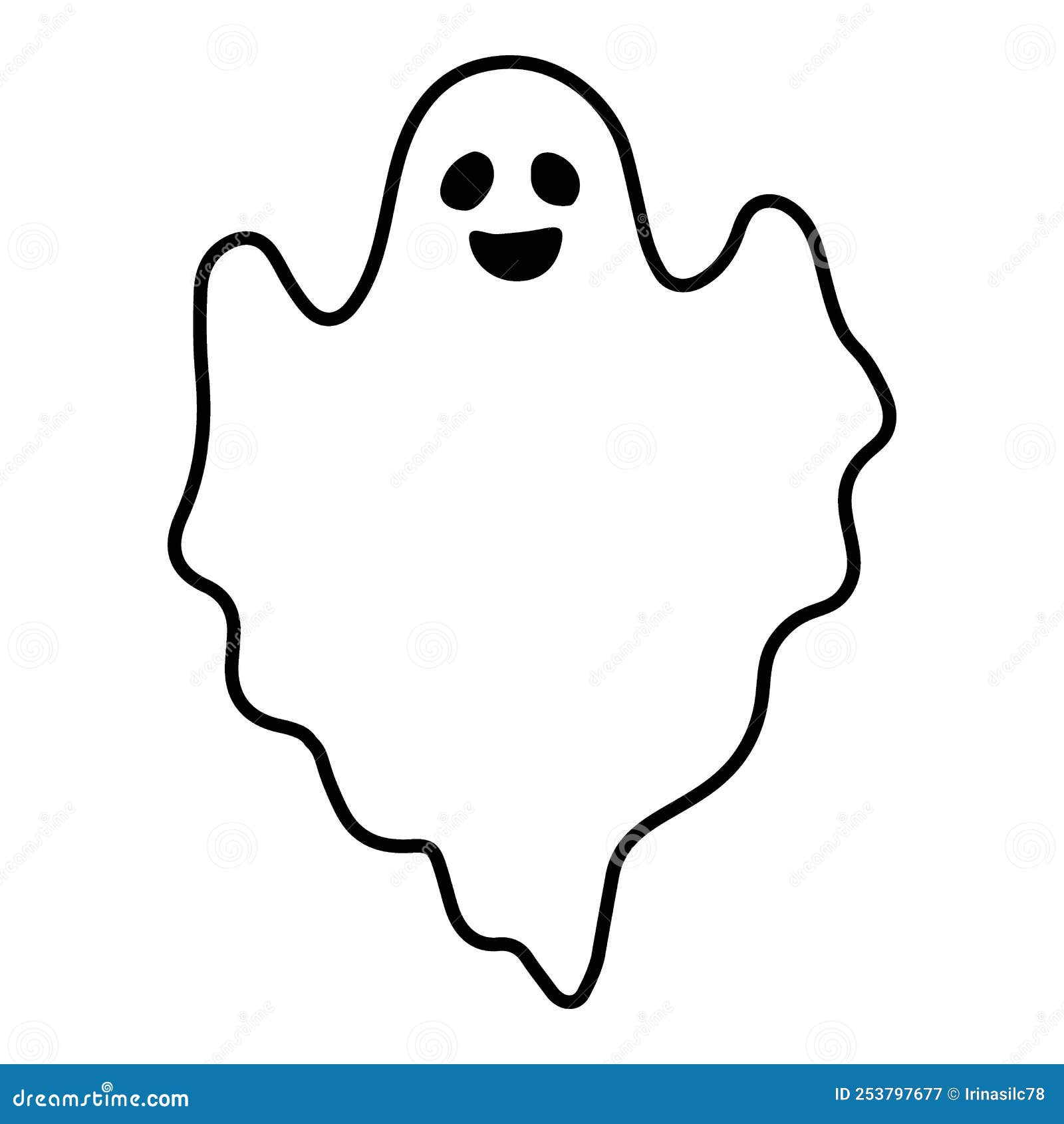 Desenhos de fantasmas de halloween