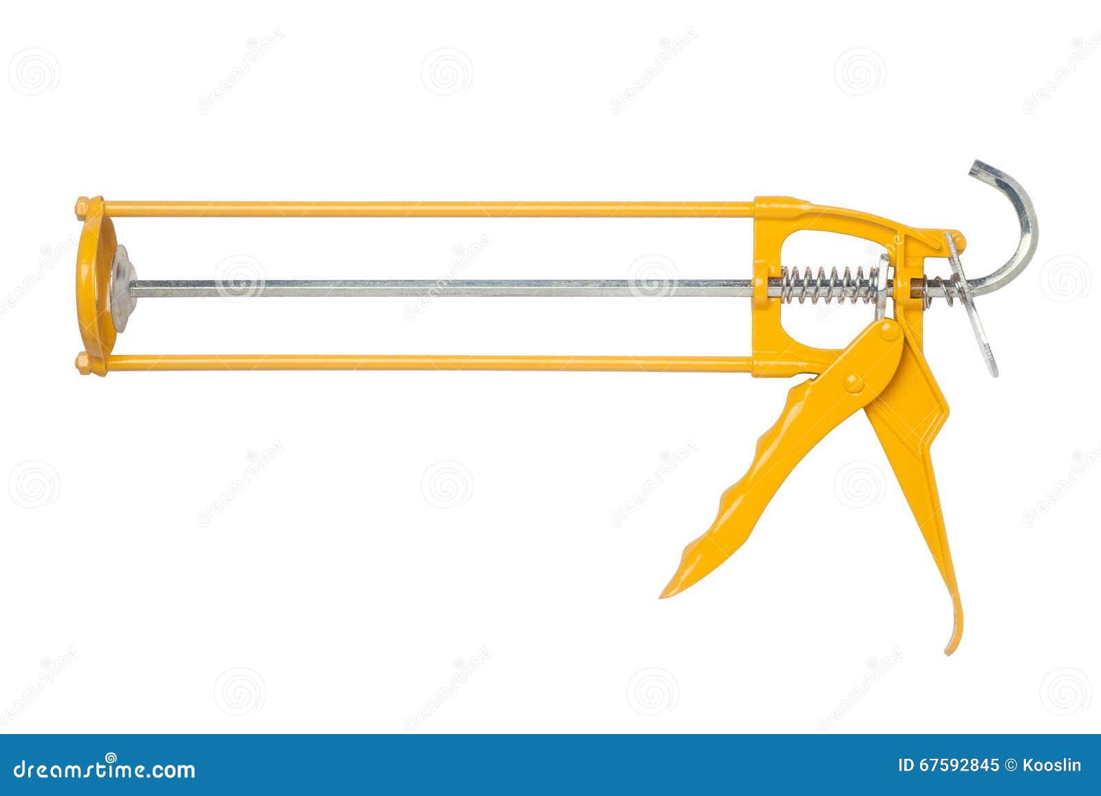 Silicone glue gun stock image. Image of instrument, white 67592845