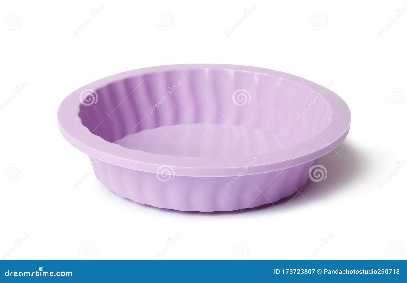 Silicone Mold for Baking on a White Background. Culinary Accessories of