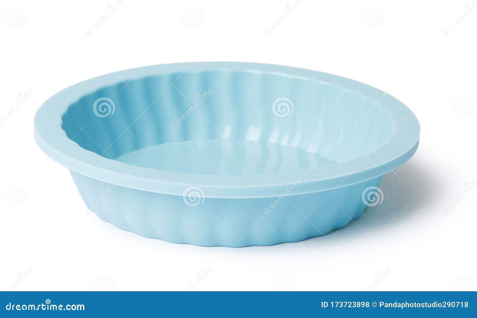 Silicone Mold for Baking on a White Background. Culinary Accessories of