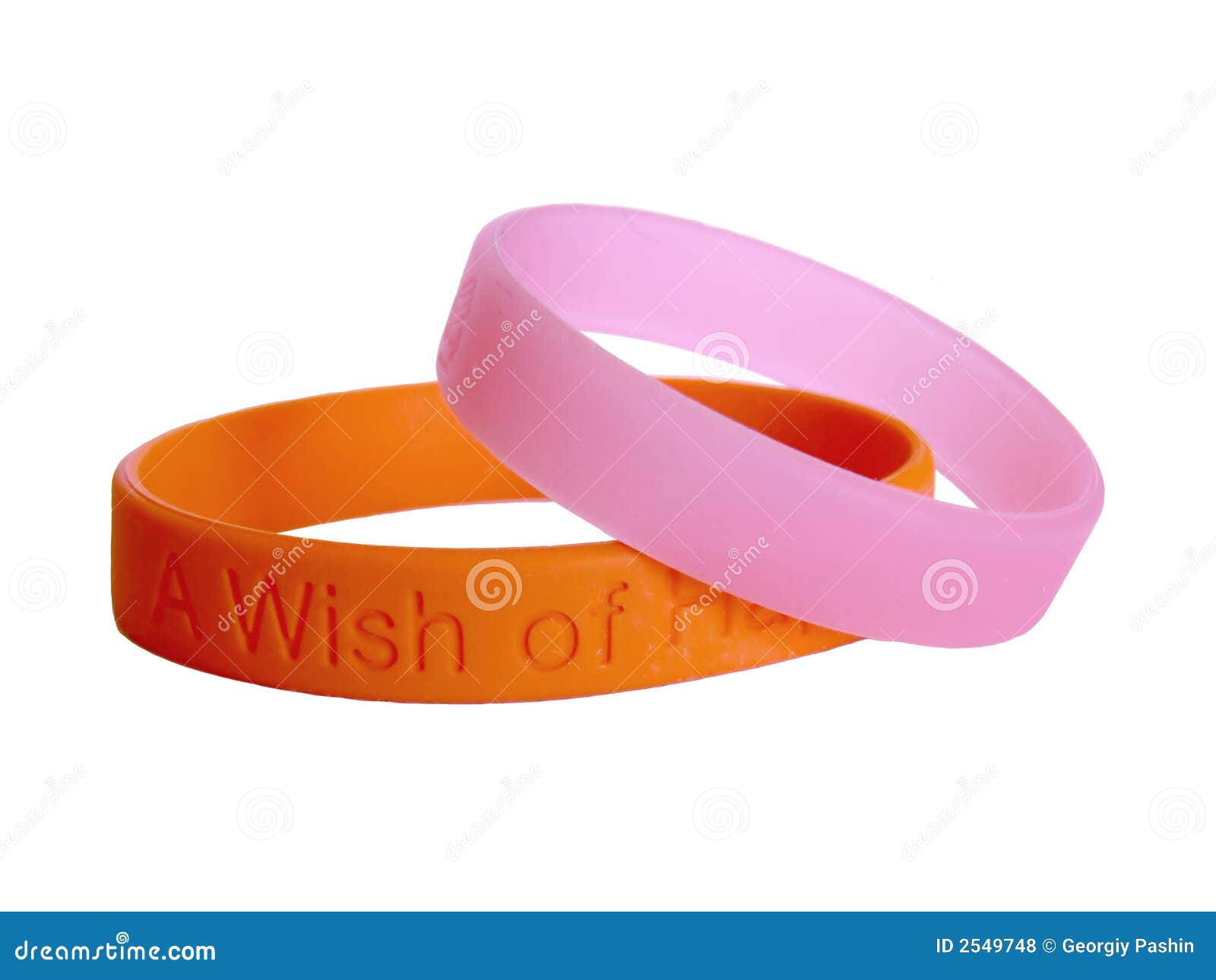 silicone wristbands together