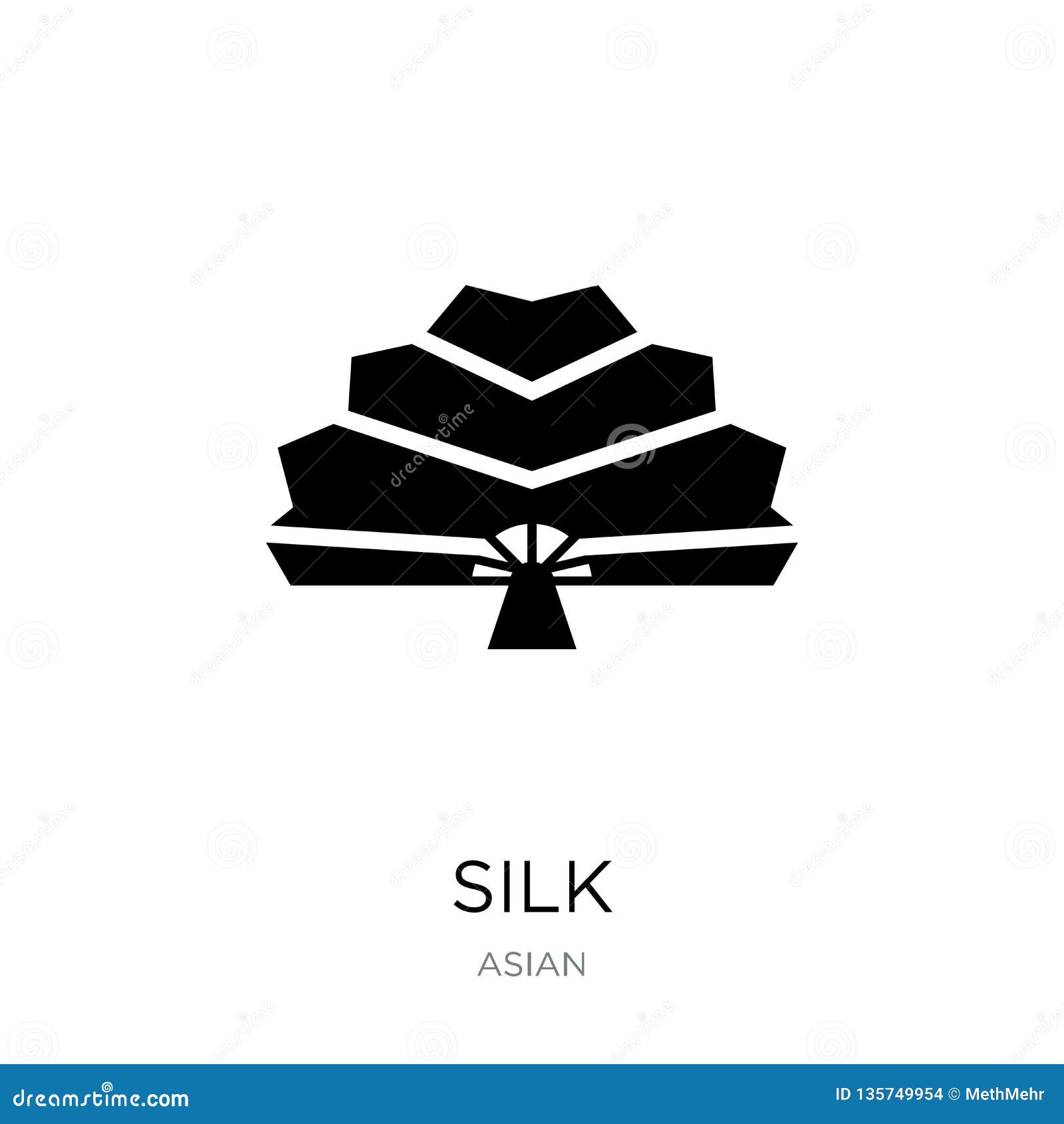 Download Silk Icon In Trendy Design Style. Silk Icon Isolated On White Background. Silk Vector Icon ...