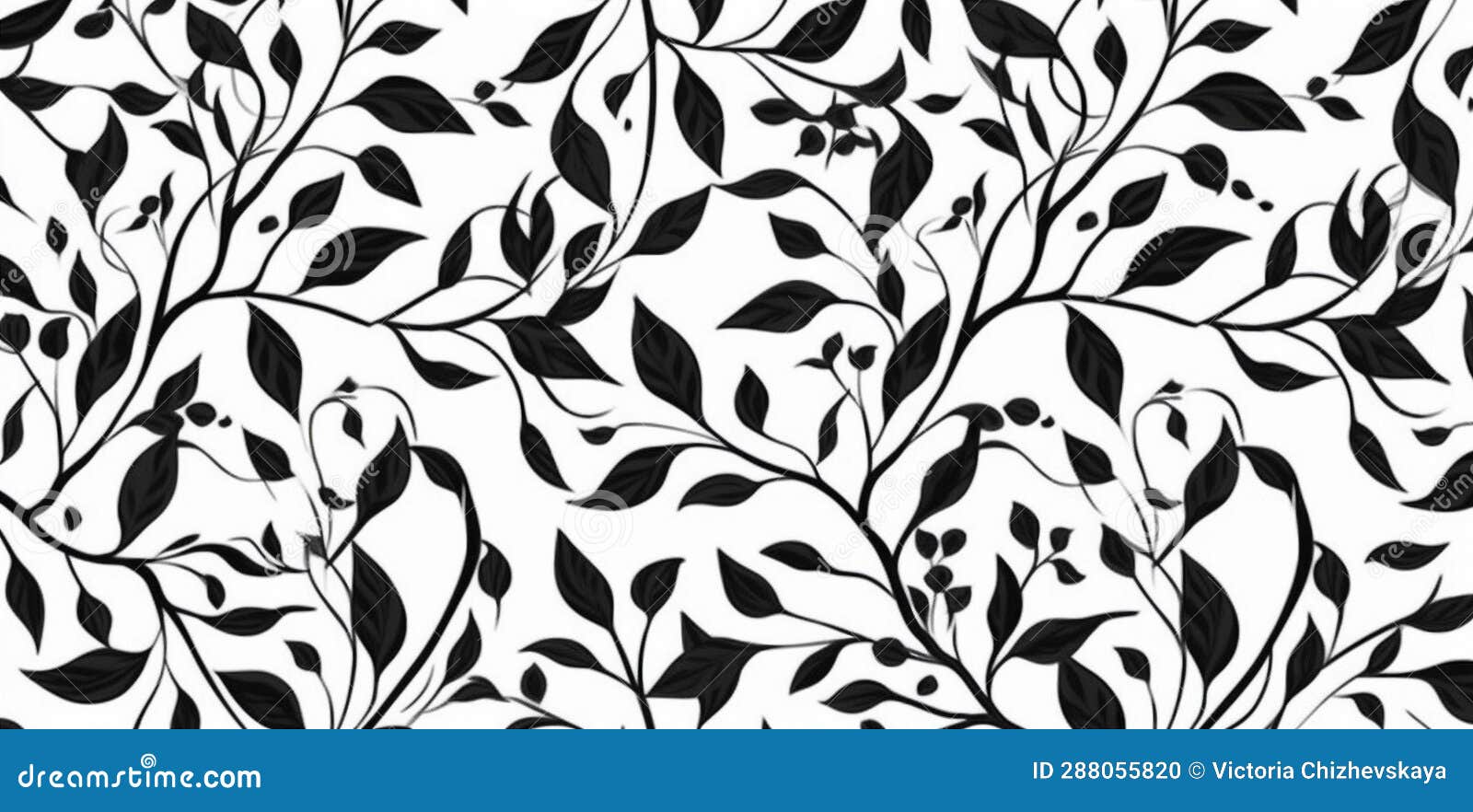 Black Design Flower Illustration Floral Decoration Leaf Wallpaper Plant ...