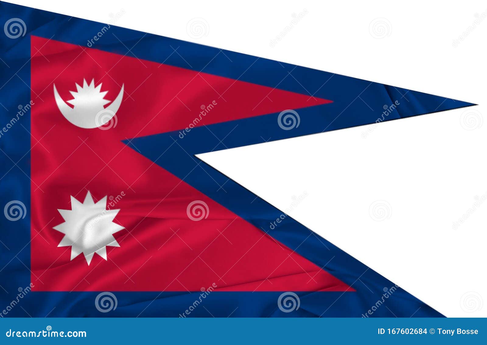 silk nepal flag