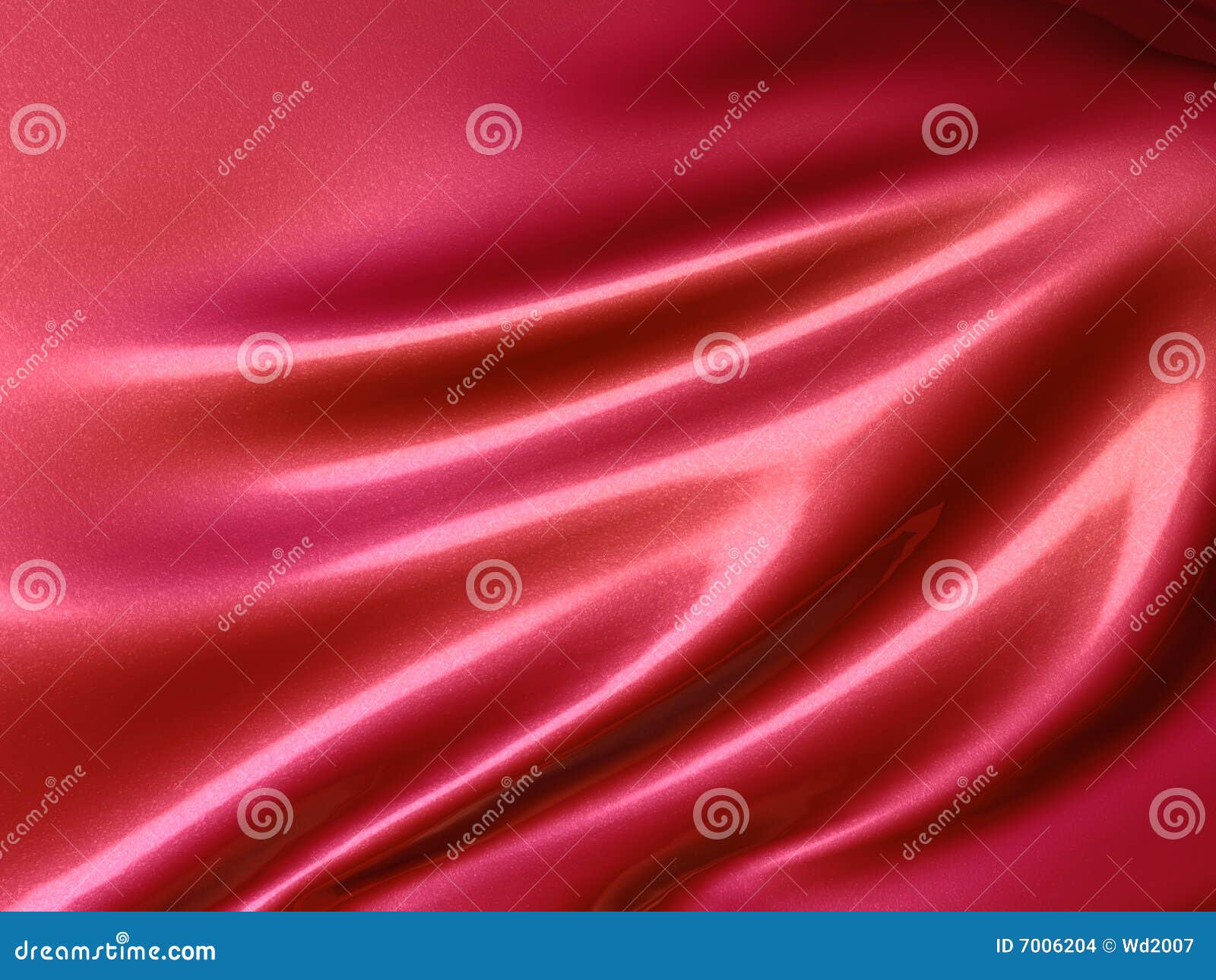 Silk Cloth Background, Red Satin Fabric Waves, Abstract Texture