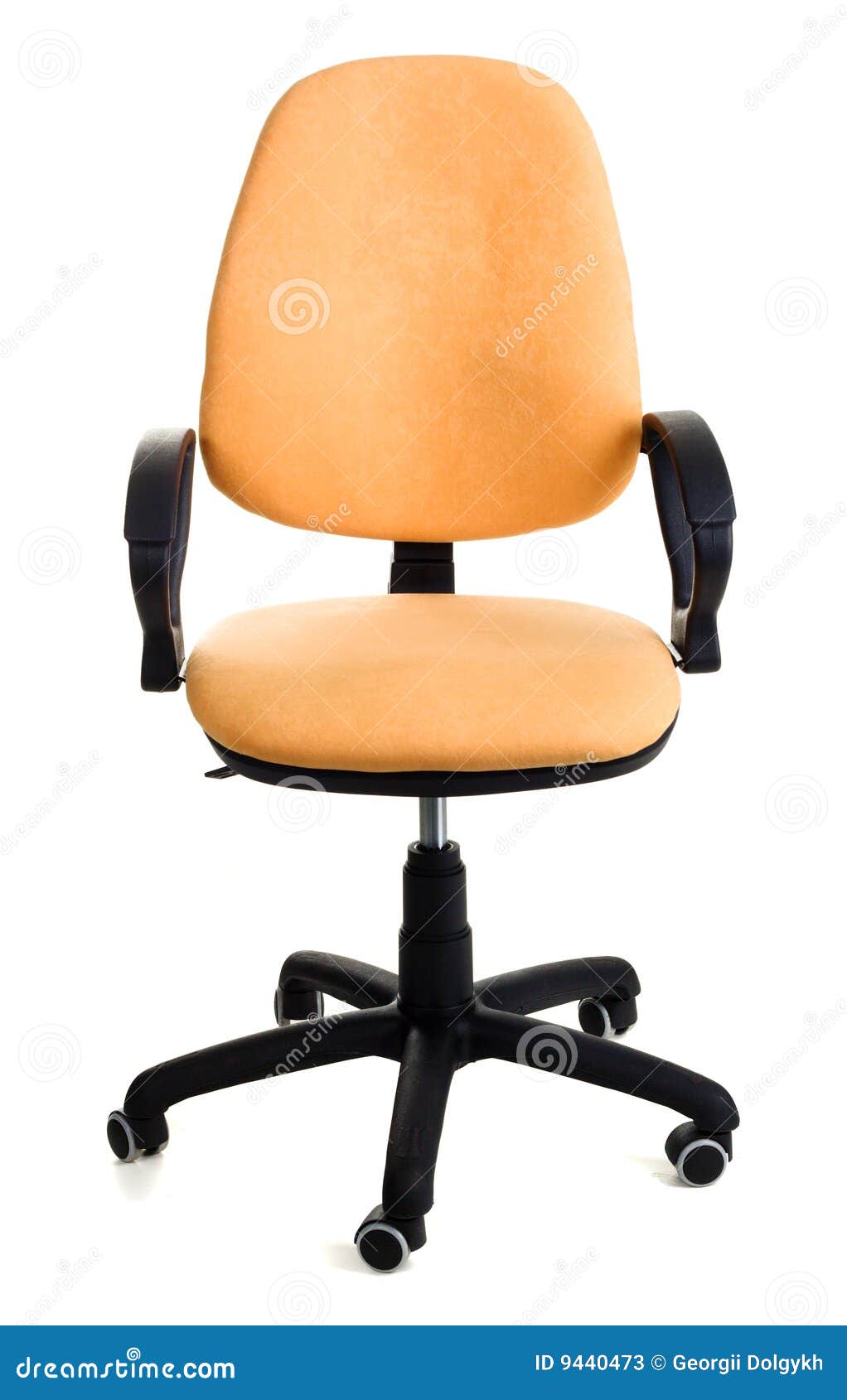 Silla Amarilla De La Oficina Imagen de archivo Imagen de brazo, nadie