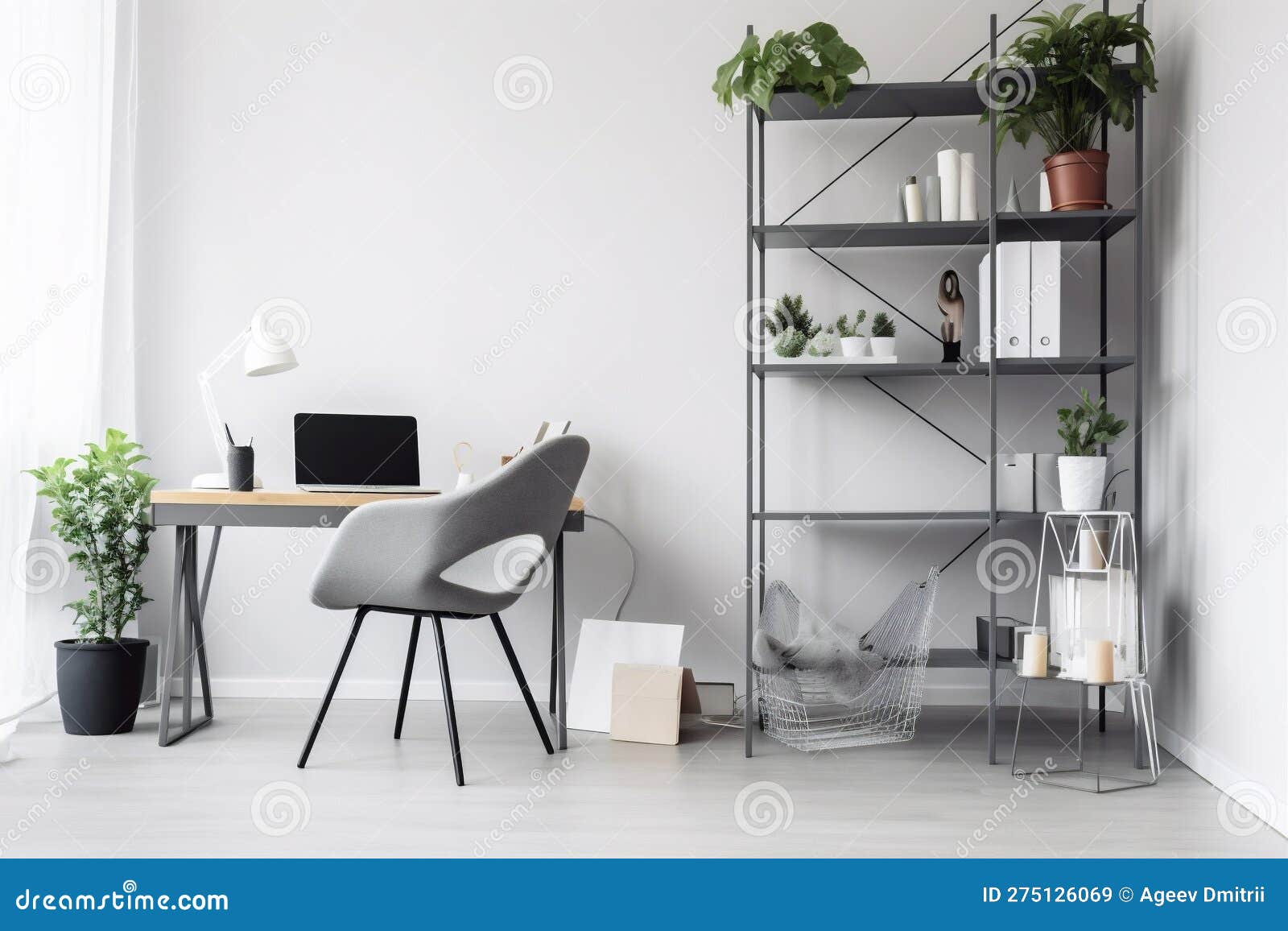 Mesa de oficina NEKO fondo 80 cm, 4 patas metálicas, color blanco u olmo -  Mobiocasión