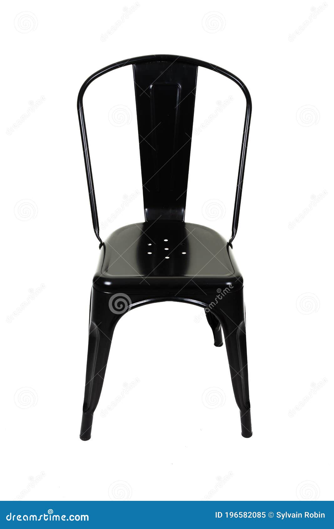 silla silla de lotes 4x bistrostuhl hwc-a73 negro metal diseño industrial