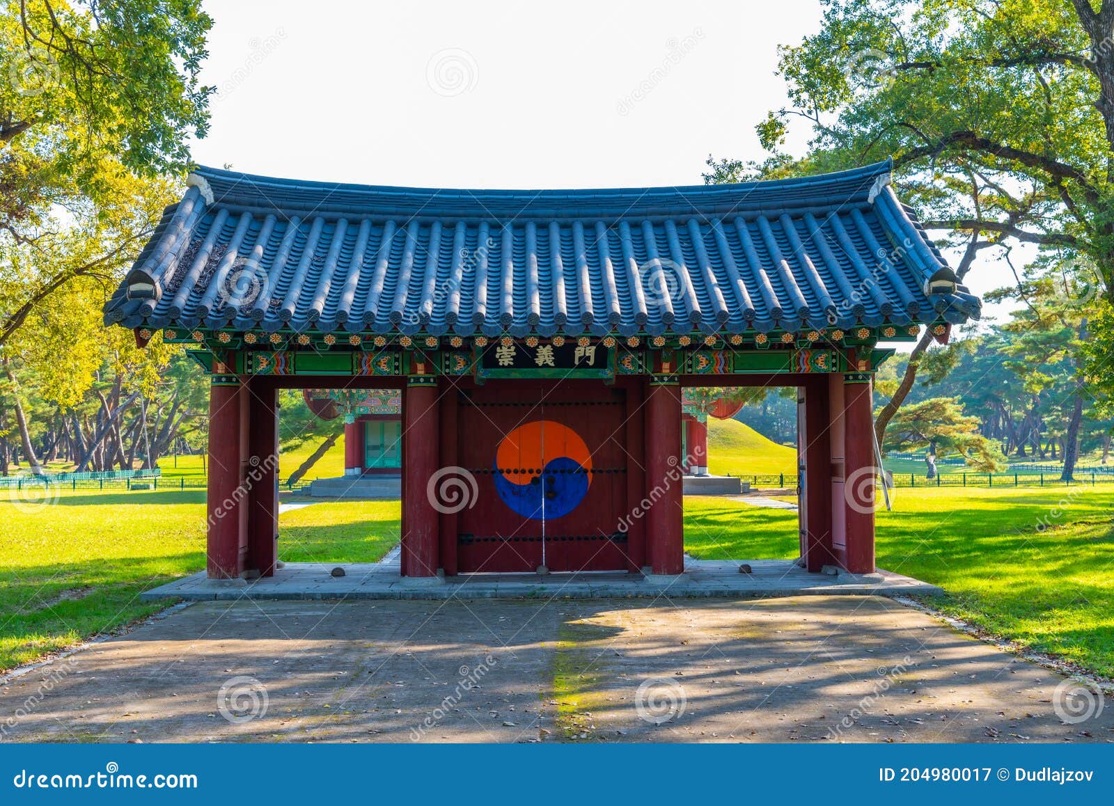 silla oreung royal tombs at gyeongju, republic of korea