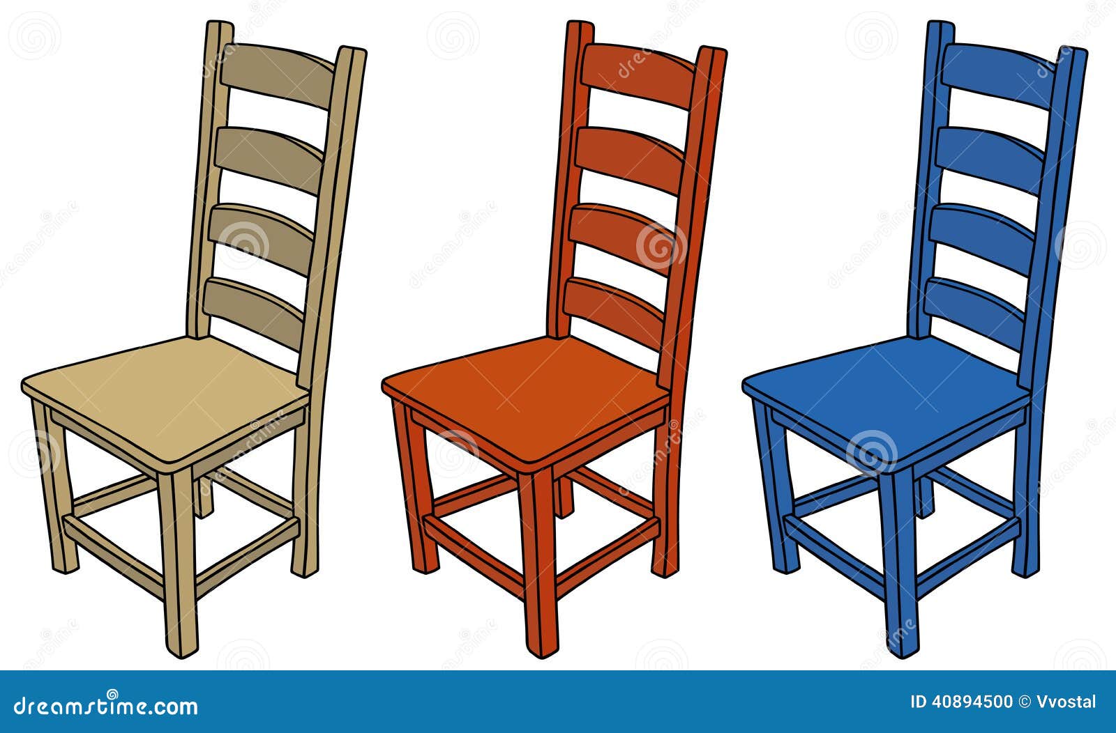 Sillas ilustración del vector. Ilustración de silla, muebles - 40894500 Sillas ilustración del vector. Ilustración de silla, muebles - 40894500