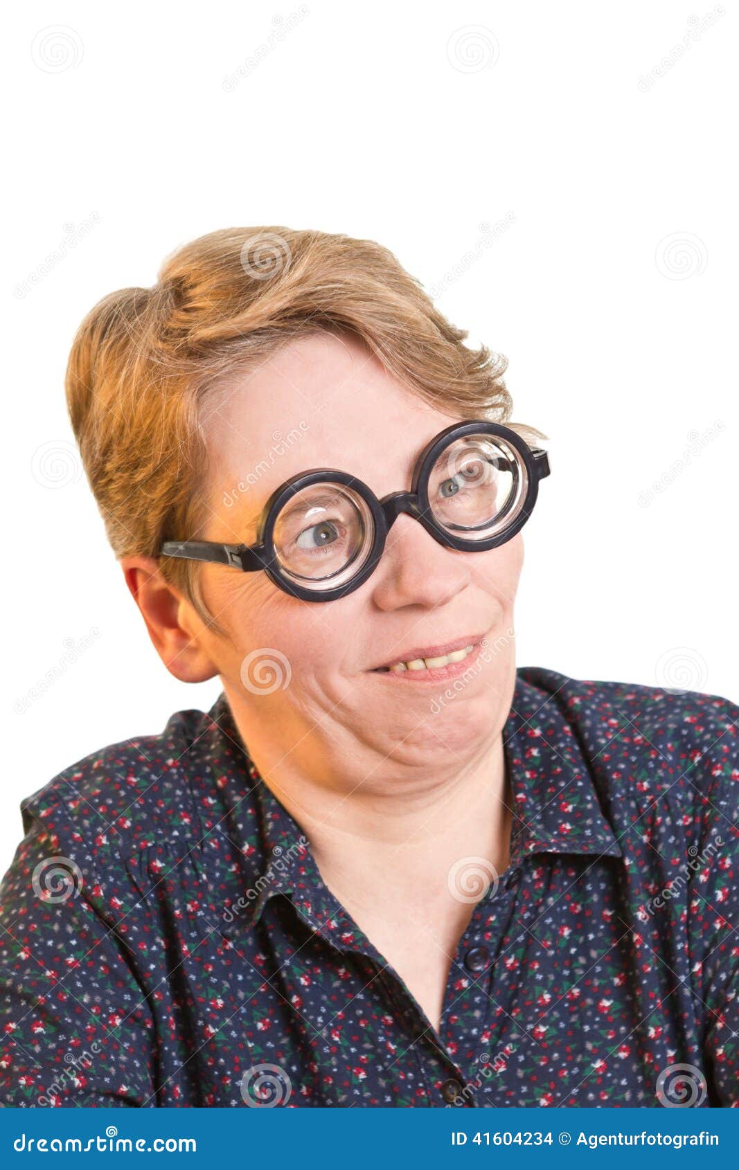 Silly Looking Woman Thick Glasses Stock Photo - Image of portrait, nerd ... People With Thick Glasses