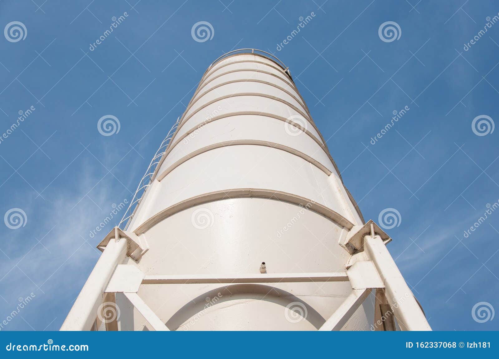 Silo for Storage of Cement. Storage of Materials in the Production of