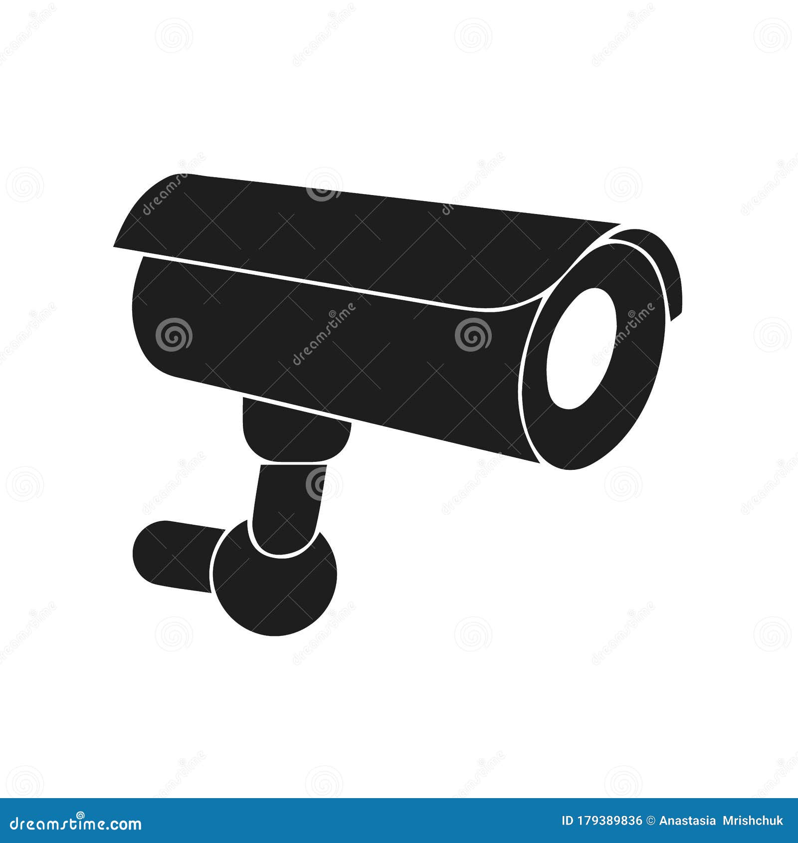 Icono camara de vigilancia Stock Vector
