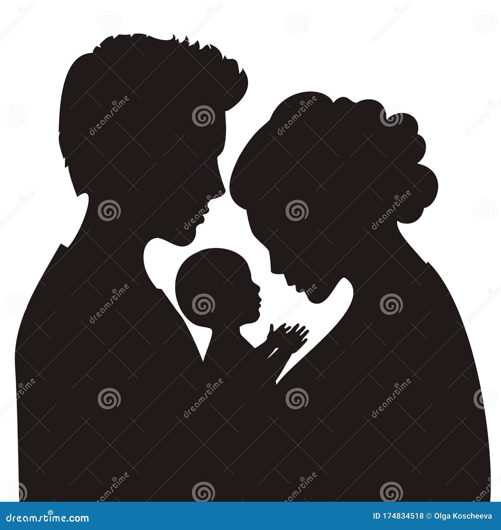 Silueta De Mama Papa Bebe Juntos Ilustracion Del Vector Ilustracion De Hija Insignia Silueta De Mama Papa Bebe Juntos Ilustracion Del Vector Ilustracion De Hija Insignia