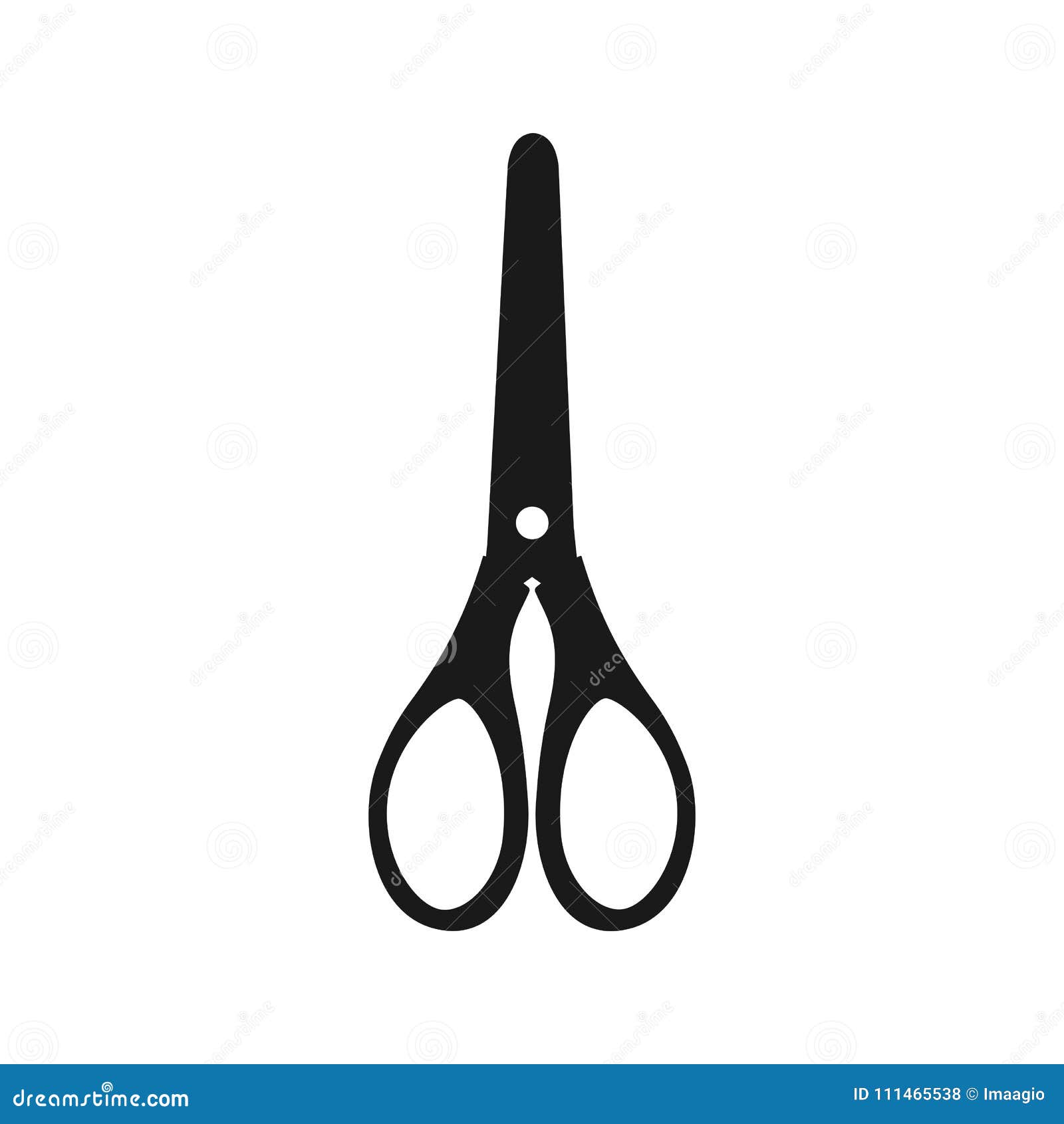 Silueta De Tijeras Cerradas Ilustración del Vector - Ilustración de poco,  cerrado: 111465538, image size:1600x1690