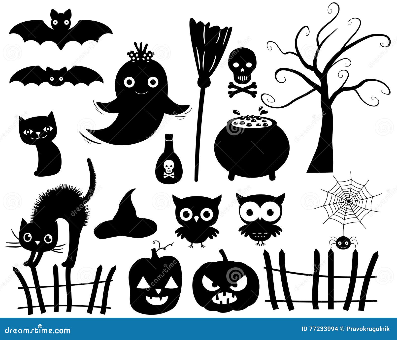 papi Productos lácteos Anémona de mar Siluetas De Halloween Del Vector Ilustración del Vector - Ilustración de  negro, animal: 77233994