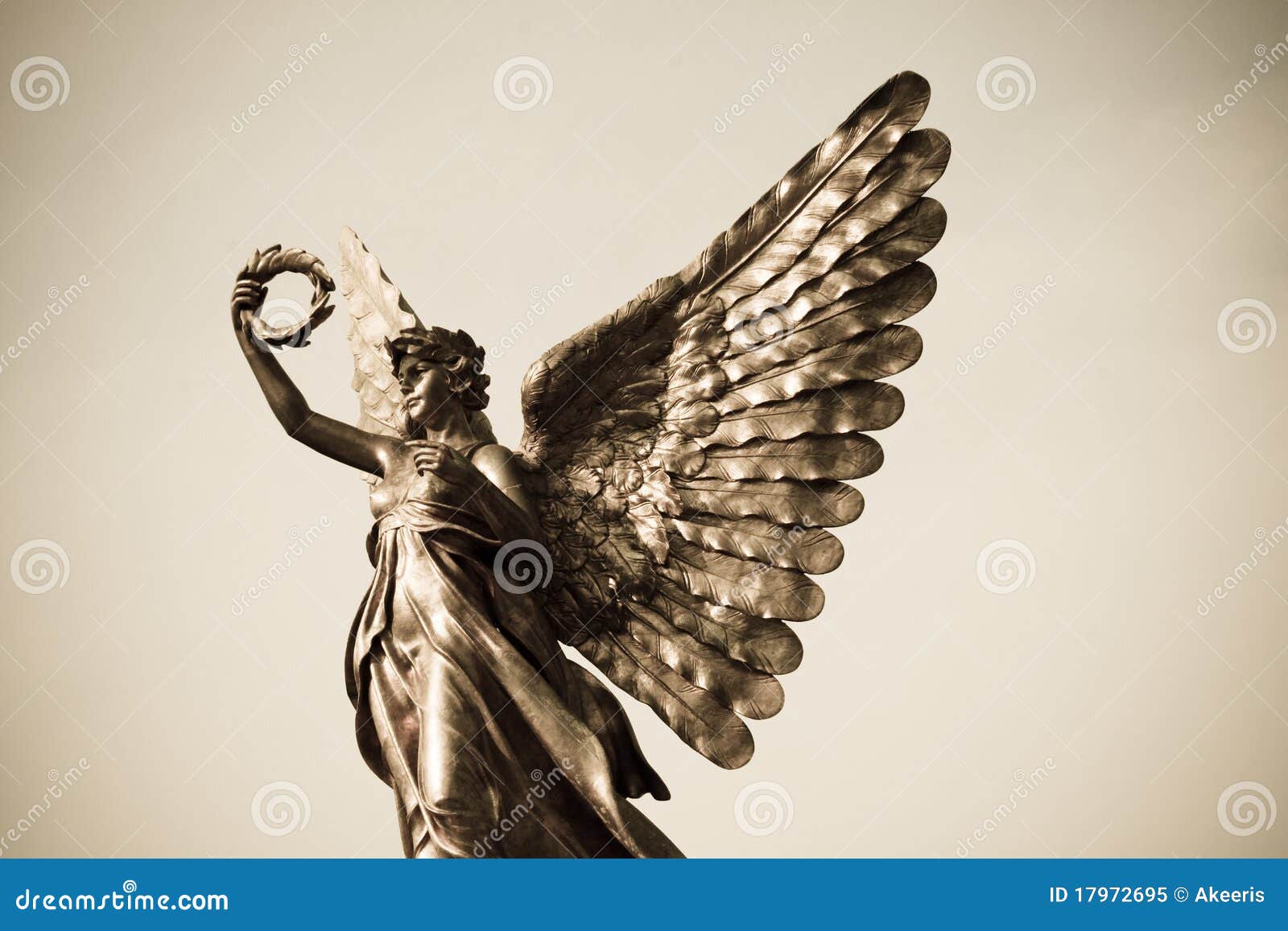 Silver angel statue stock image. Image of sparkling, antique 17972695