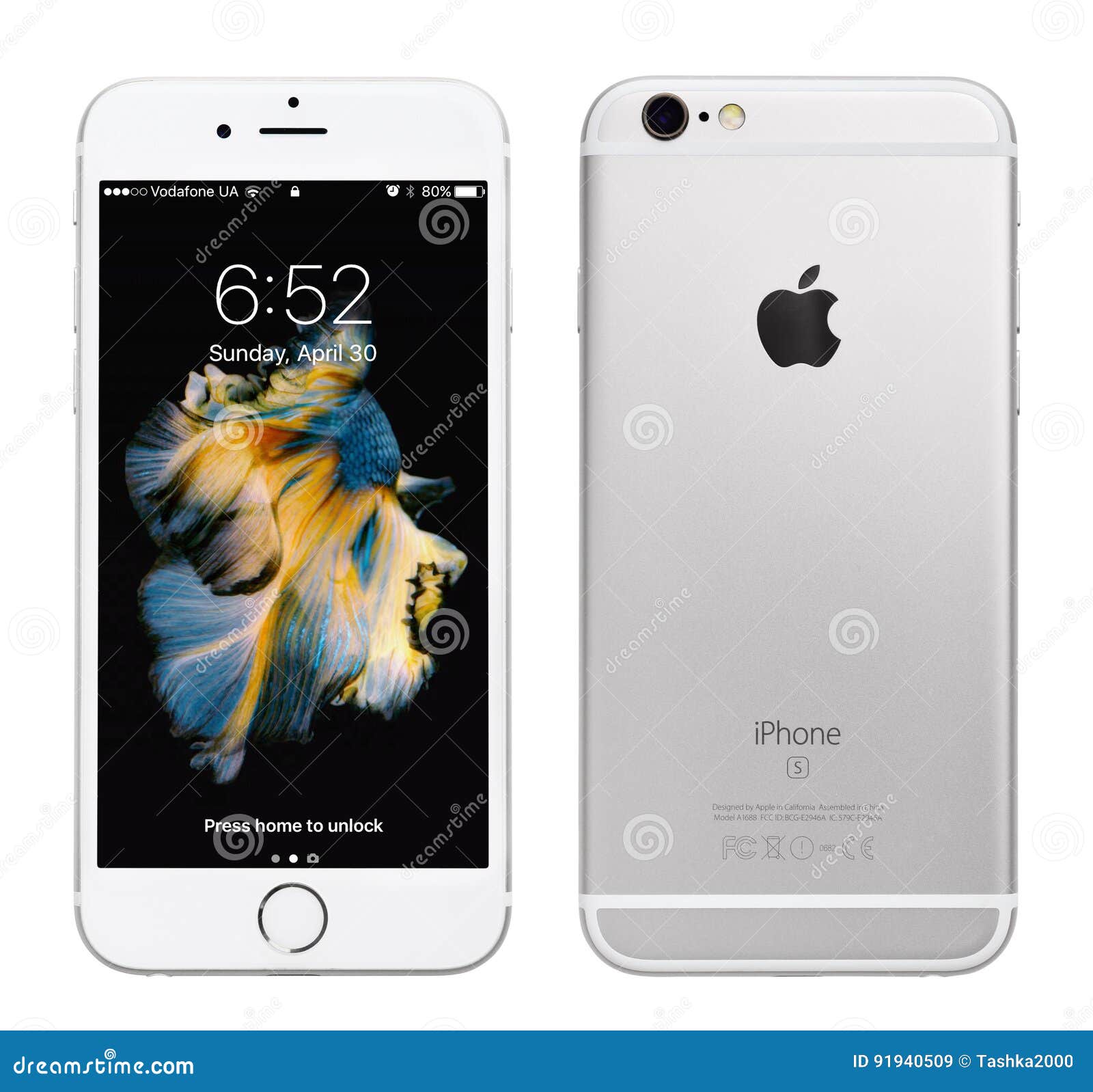 スマートフォン/携帯電話 スマートフォン本体 Silver Apple iPhone 6S editorial stock image. Image of background 