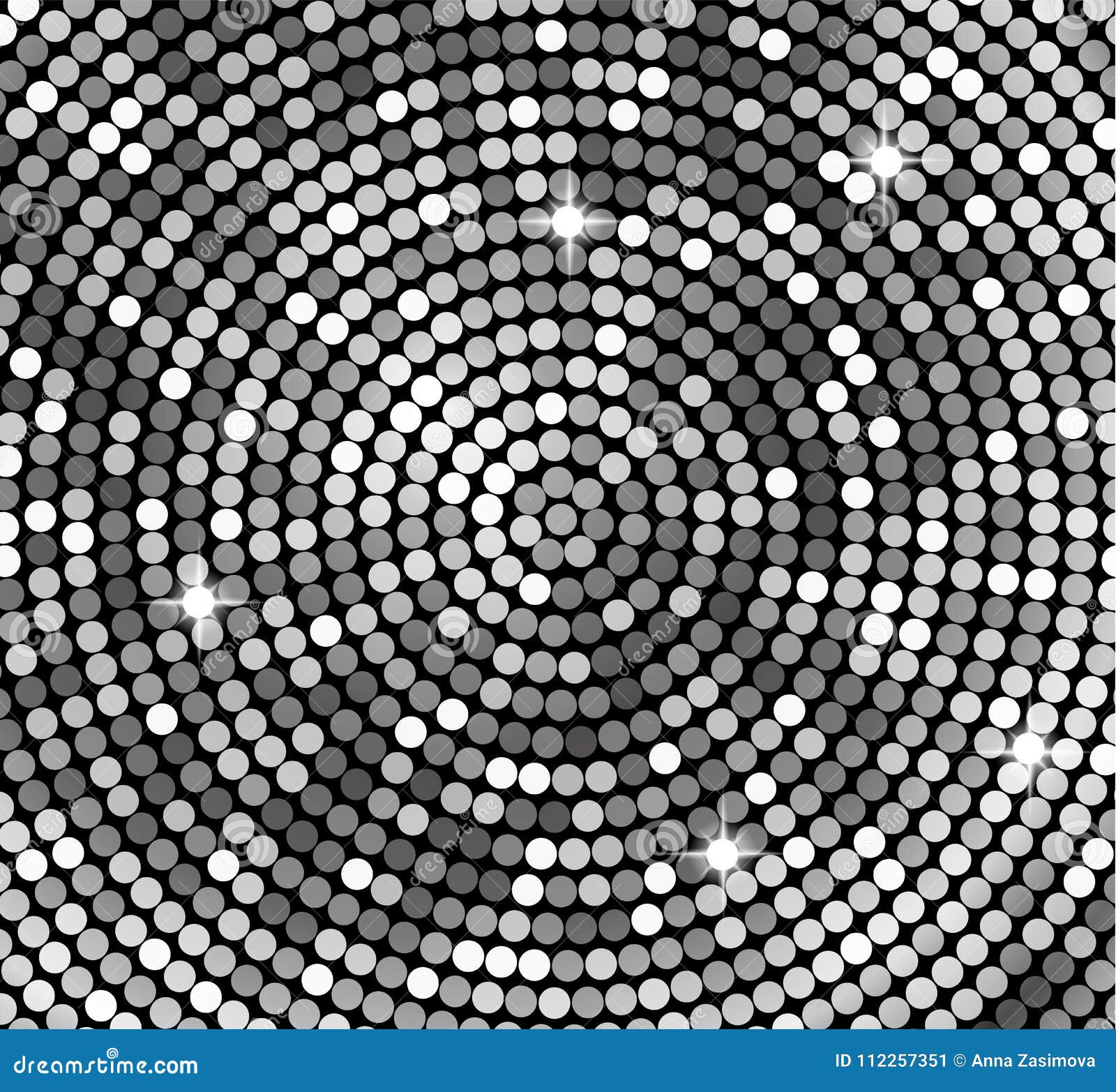 Silver Disco Ball Background