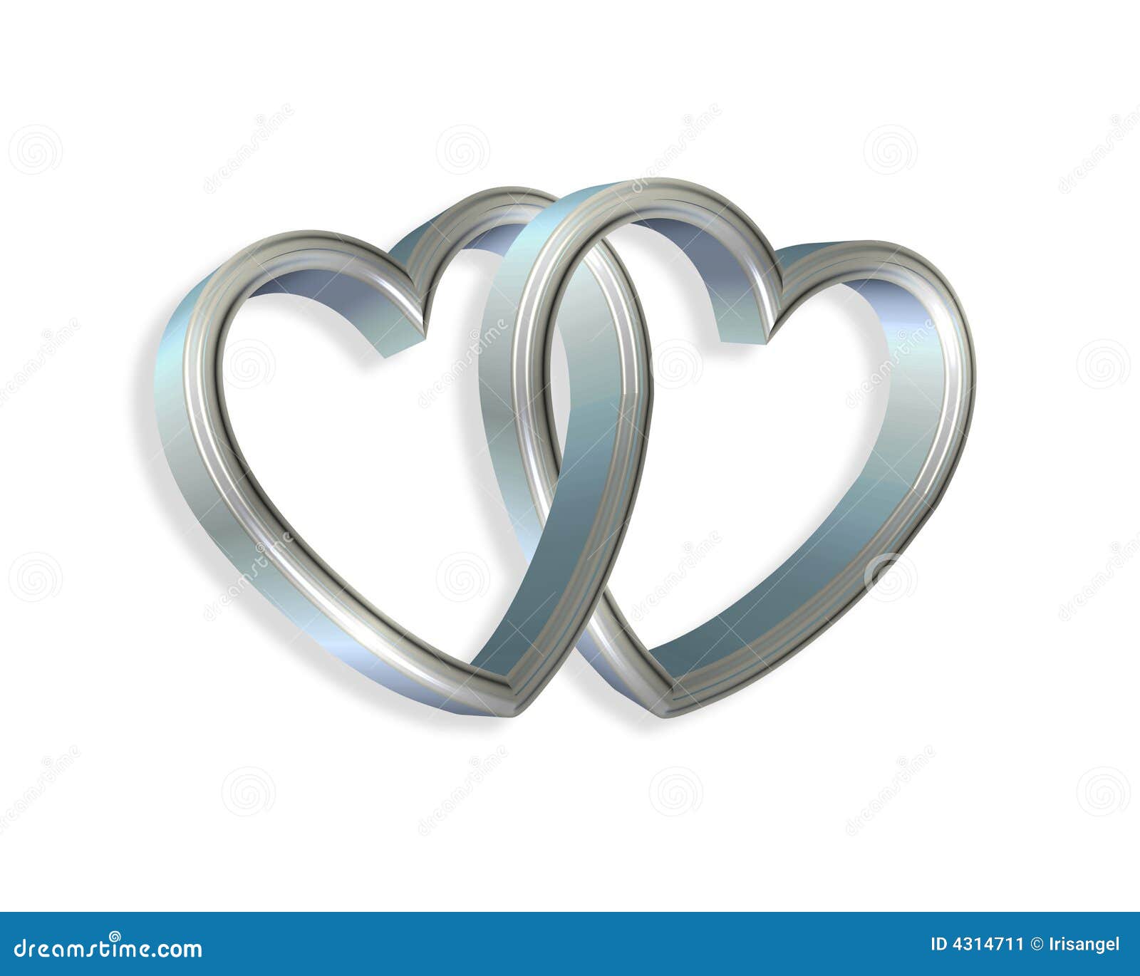 free linked hearts clip art - photo #27