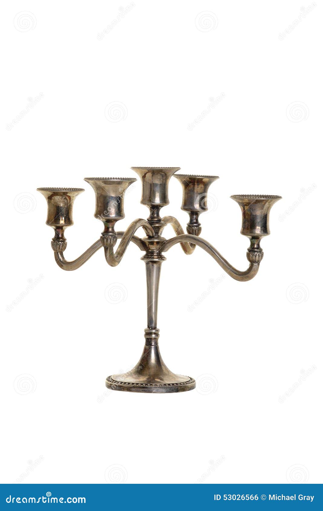 Silver candelabra antique stock photo. Image of candelabra 53026566