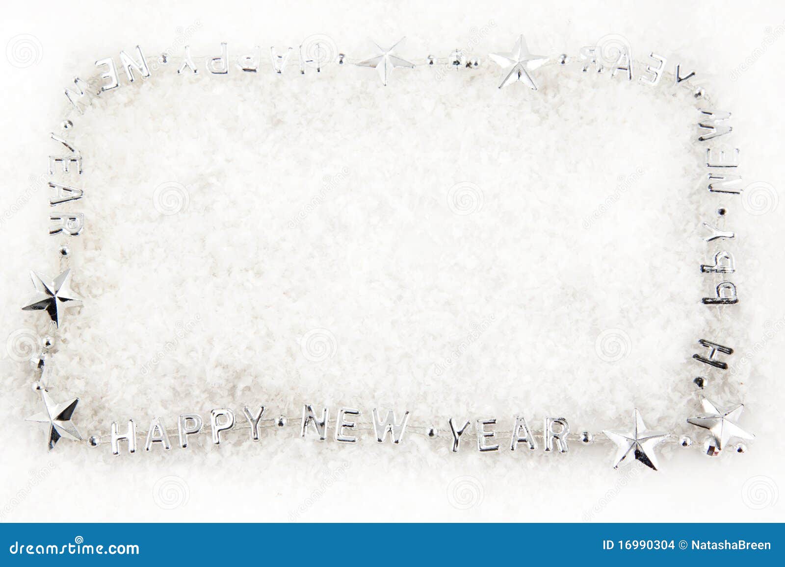 Silver christmas border stock photo. Image of decorative 16990304