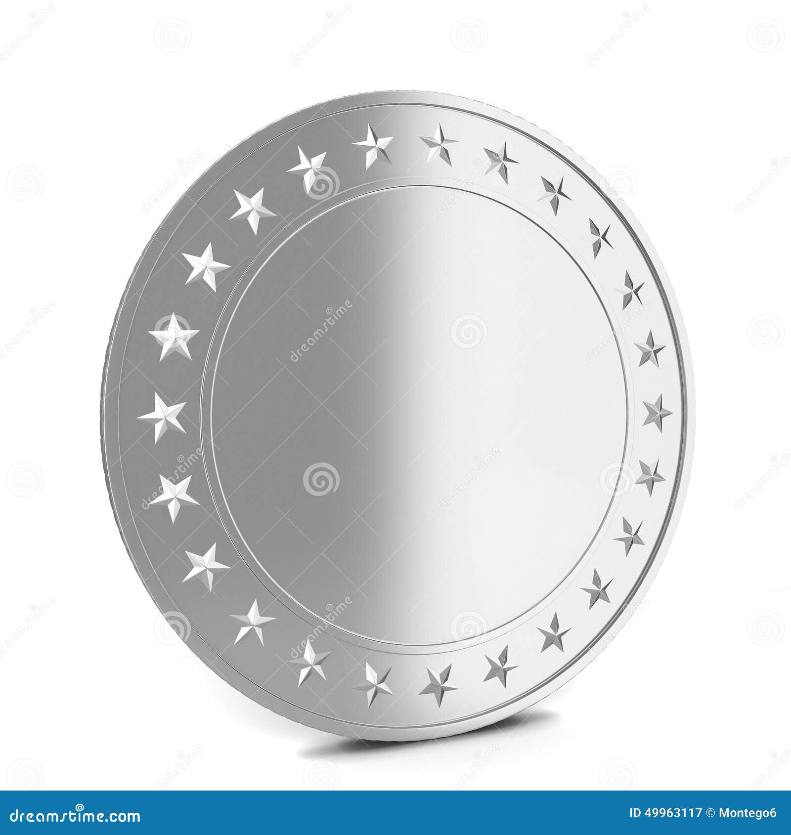 Silver coin stock illustration. Illustration of background - 49963117